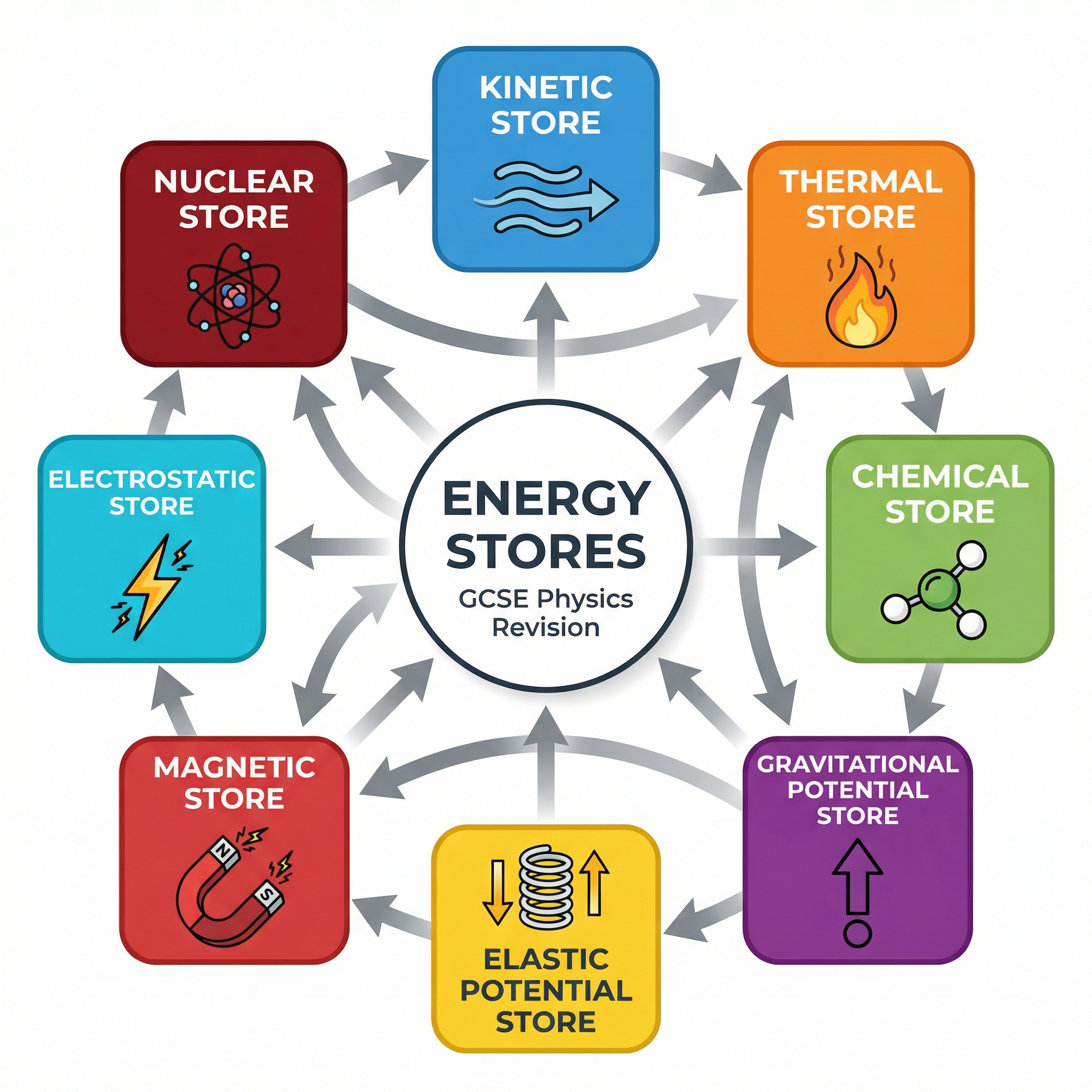 Energy Transfers and Efficiency – Physics – GCSE