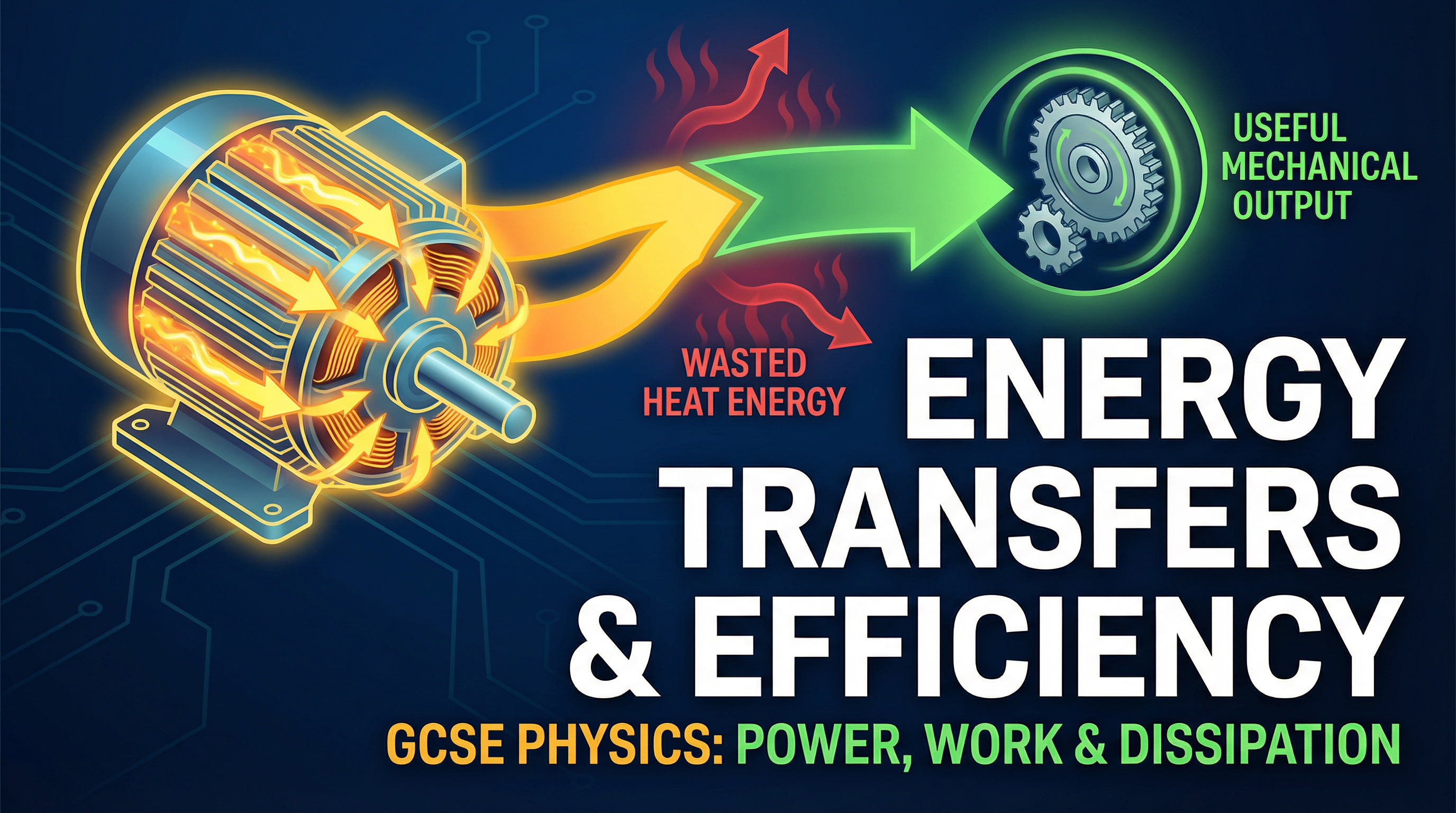 Energy Transfers and Efficiency – Physics – GCSE