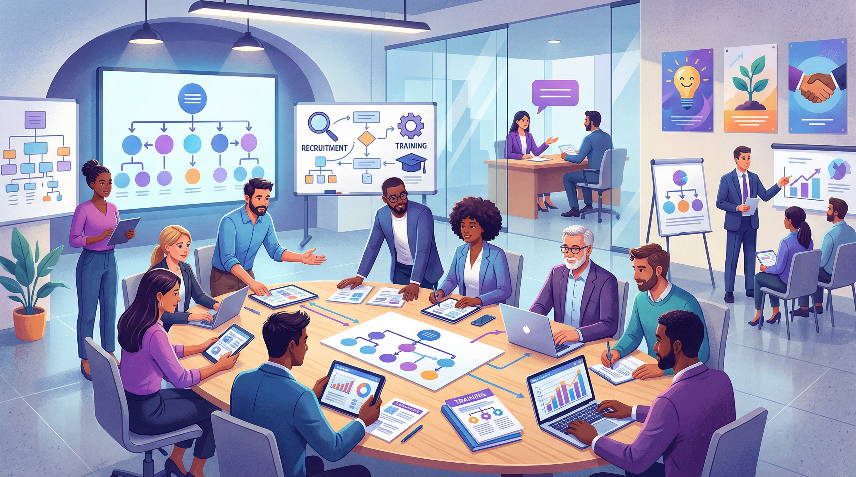 Making Human Resource Decisions — Edexcel GCSE study guide illustration