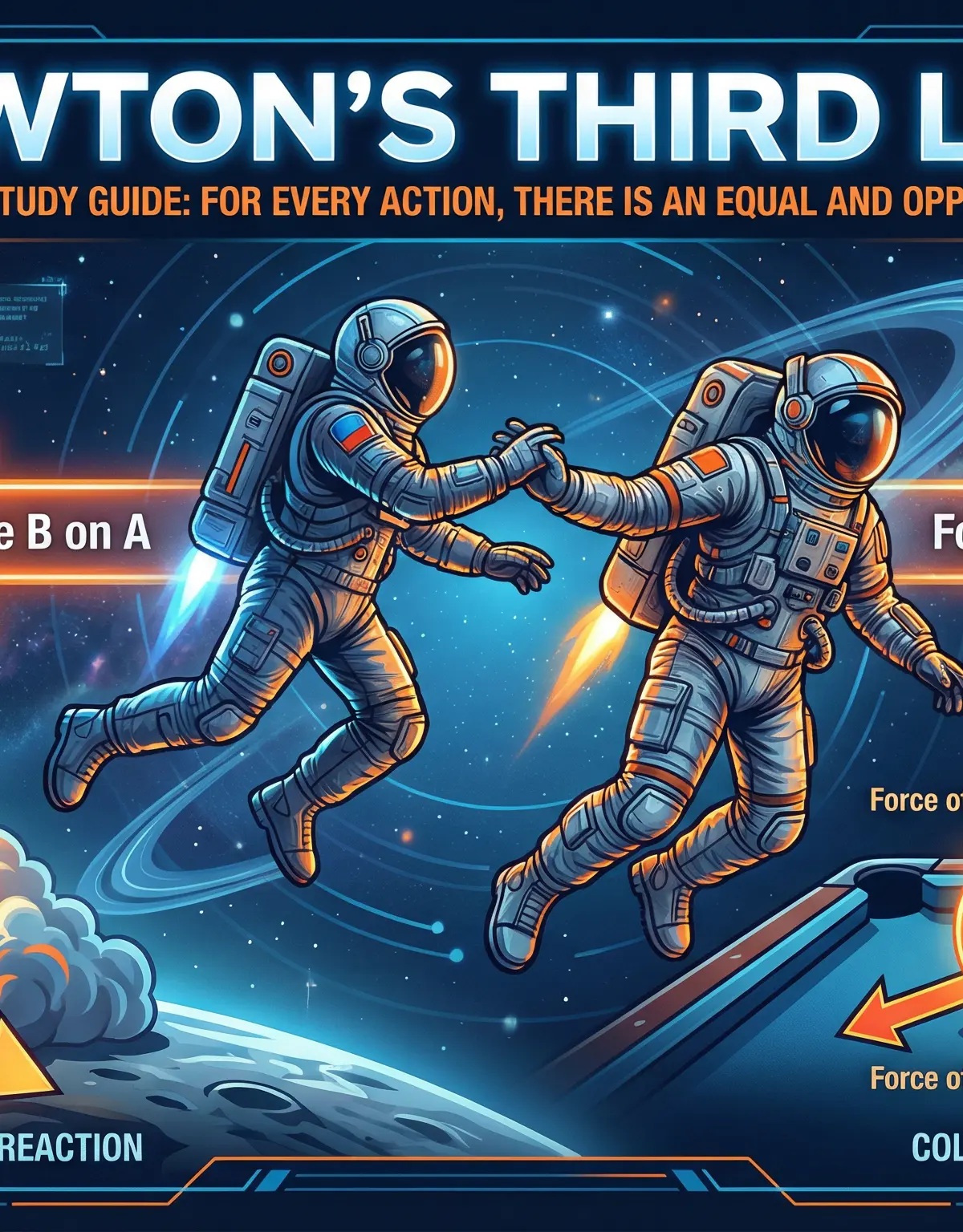 Header image for Newton's Third Law