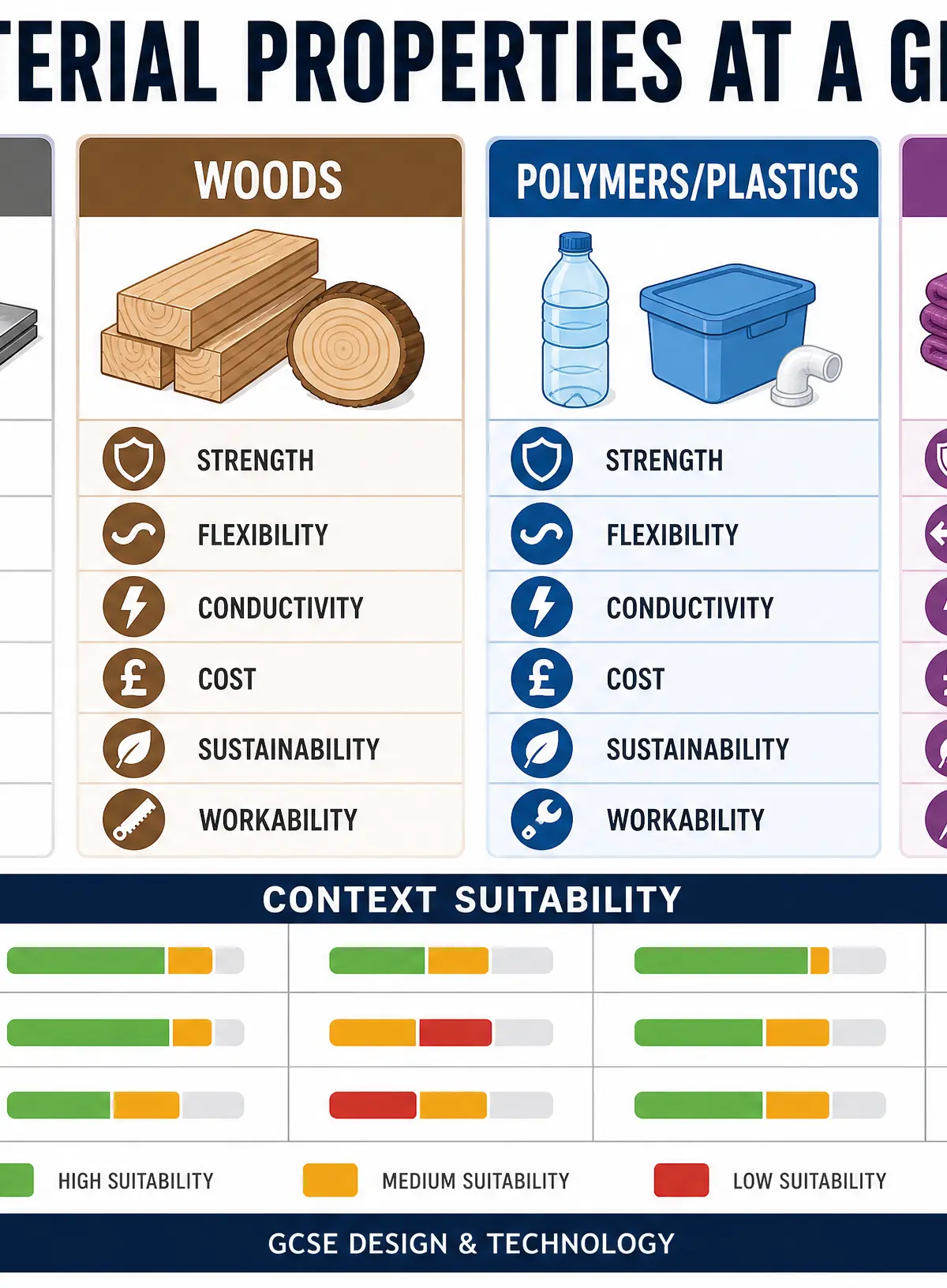 Material Properties at a Glance