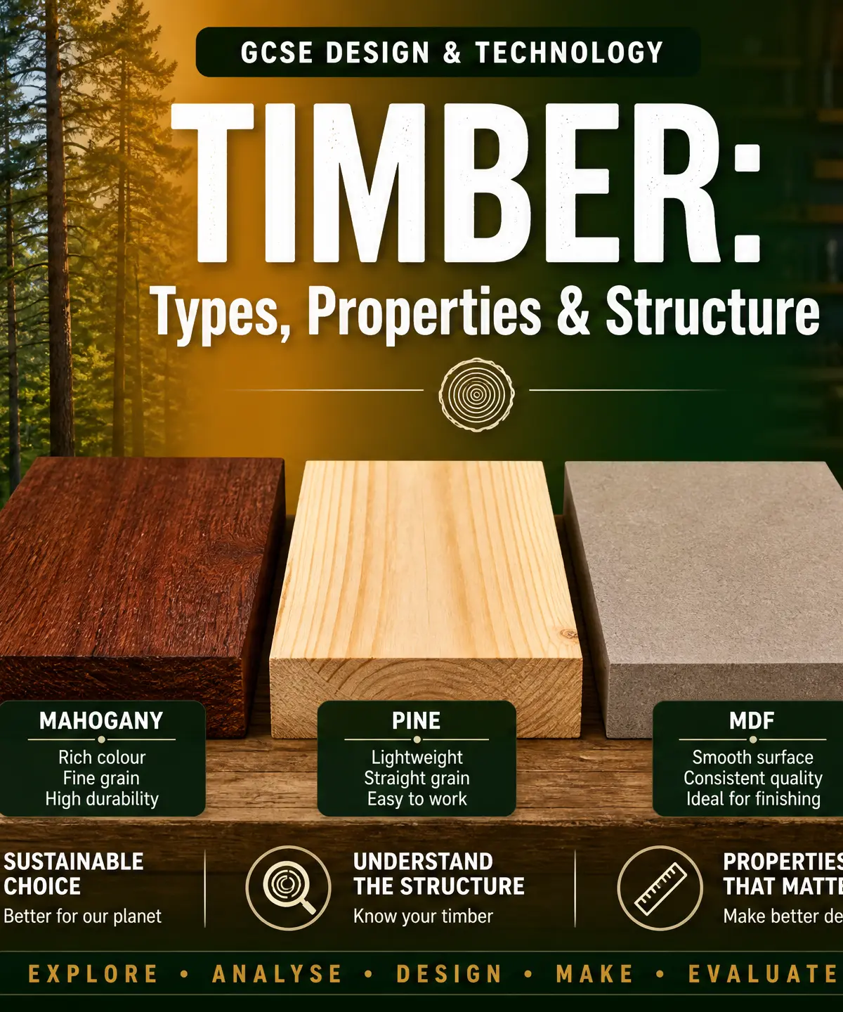 Header image for Timber Types, Properties & Structure