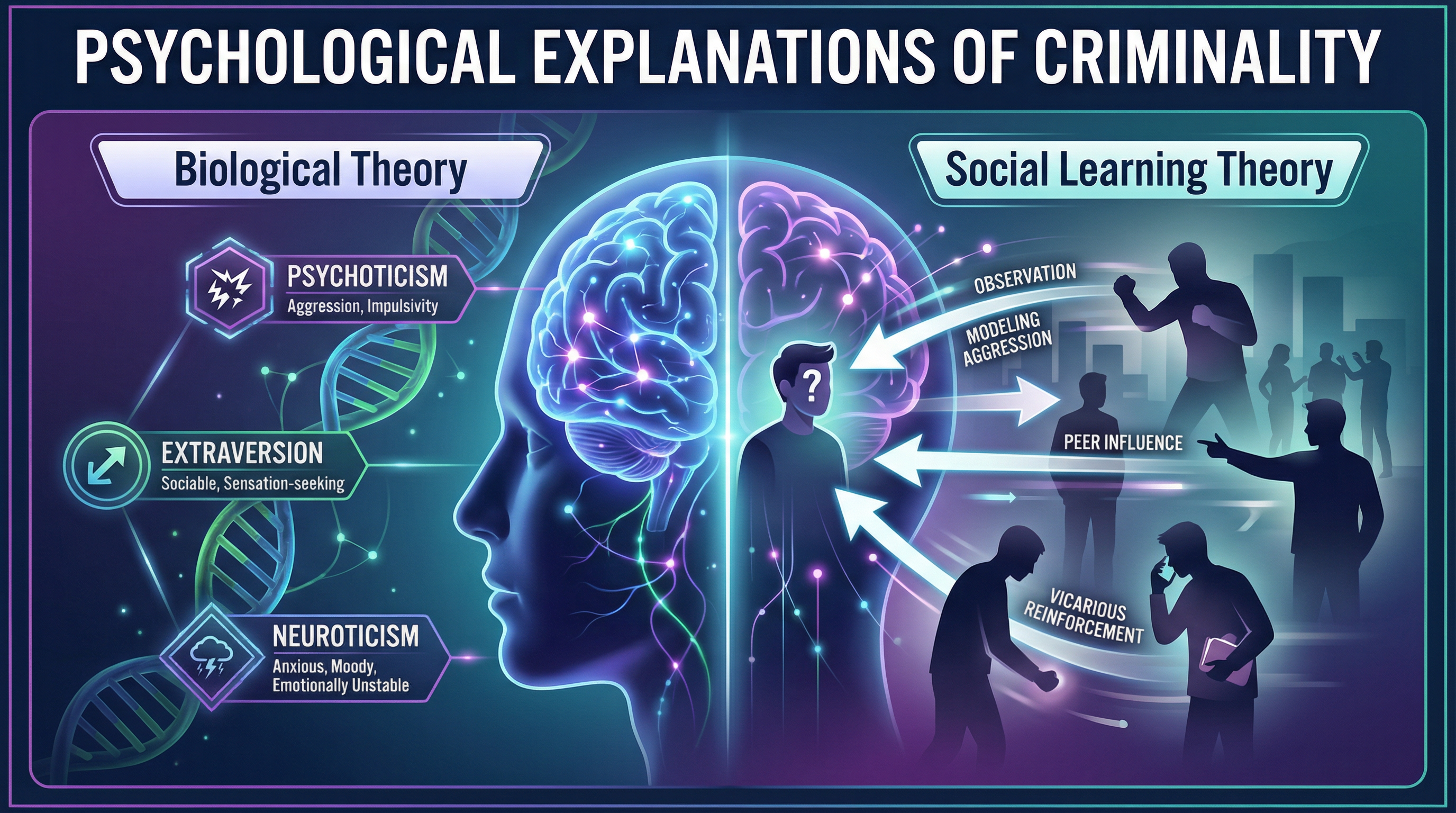 Psychological Explanations of Criminality – Psychology – GCSE