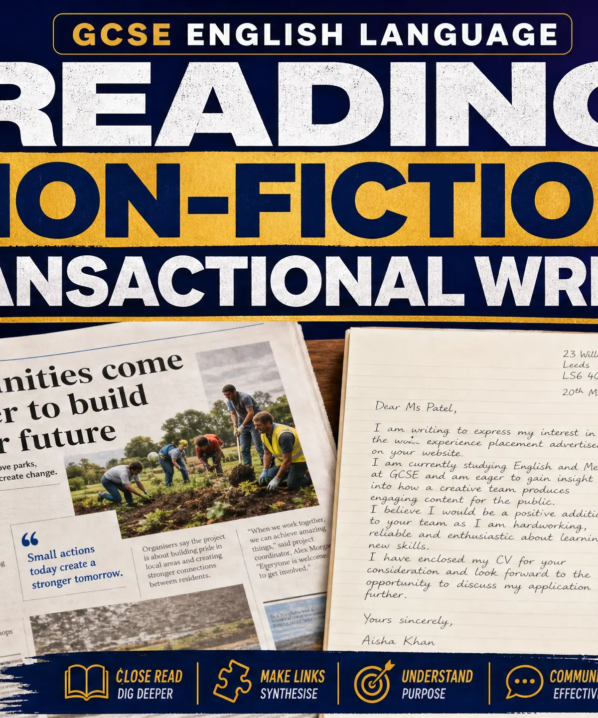 Reading Non-fiction & Transactional Writing