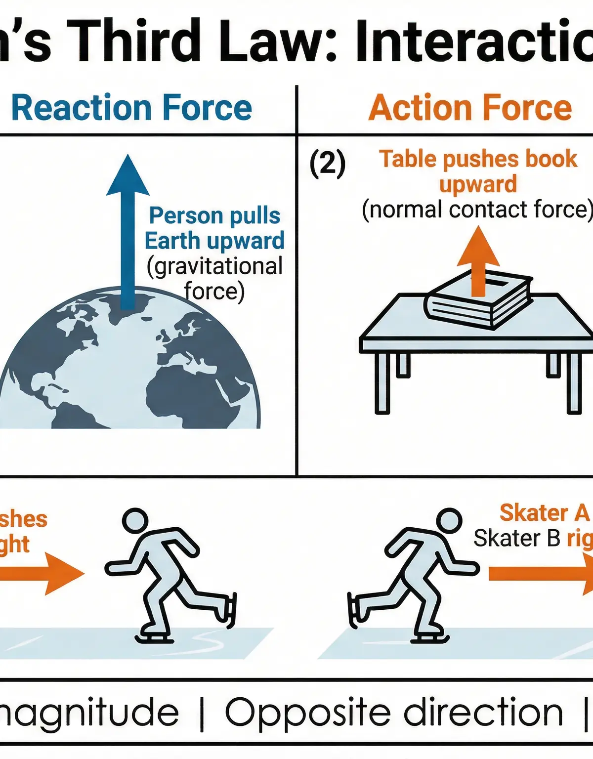 Newton's Third Law: Interaction Pairs