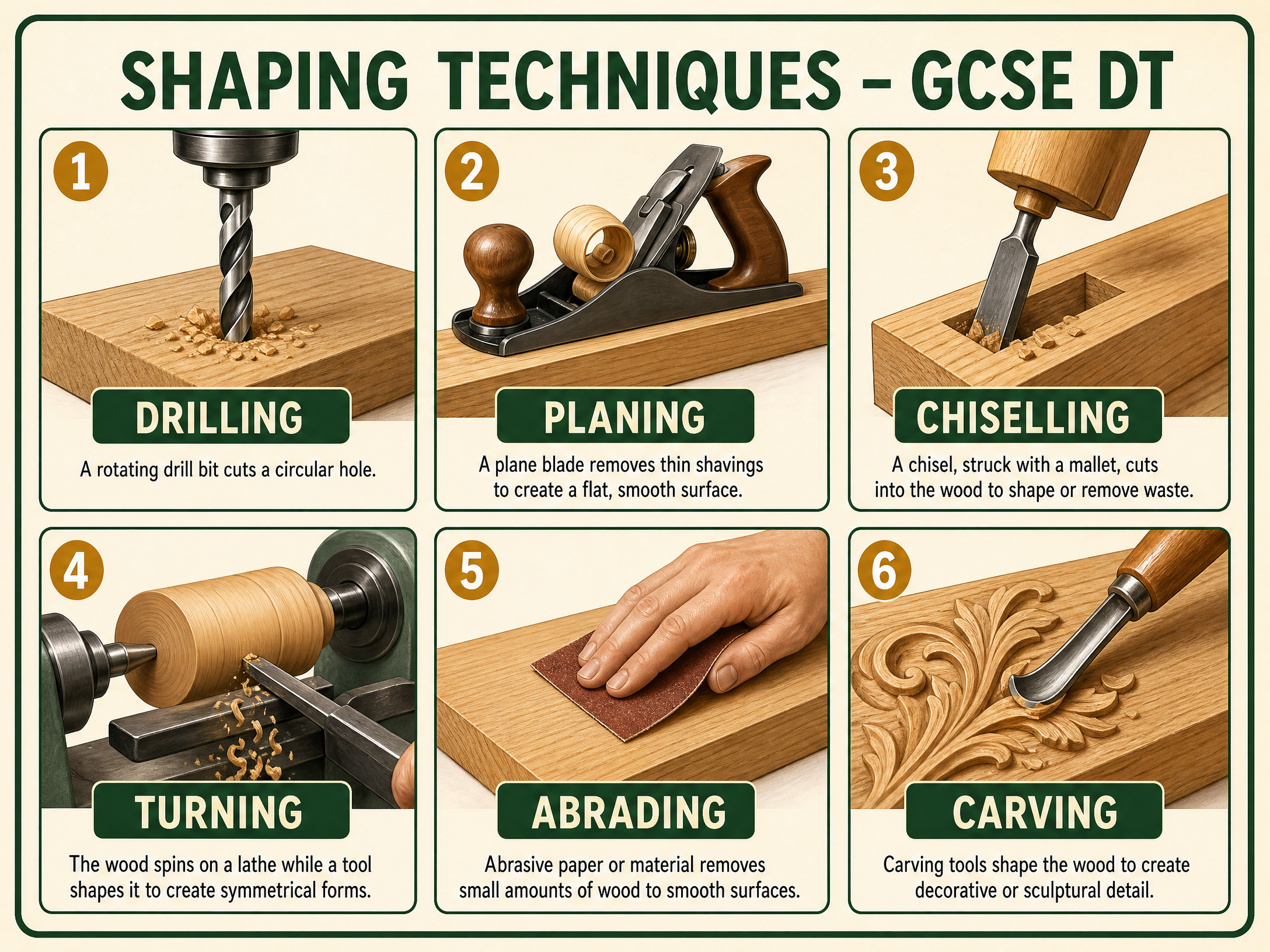 Key Shaping Techniques for Timber