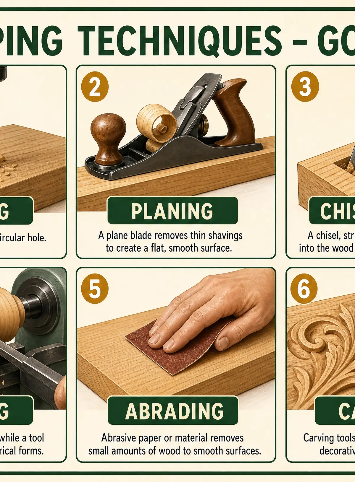 Key Shaping Techniques for Timber