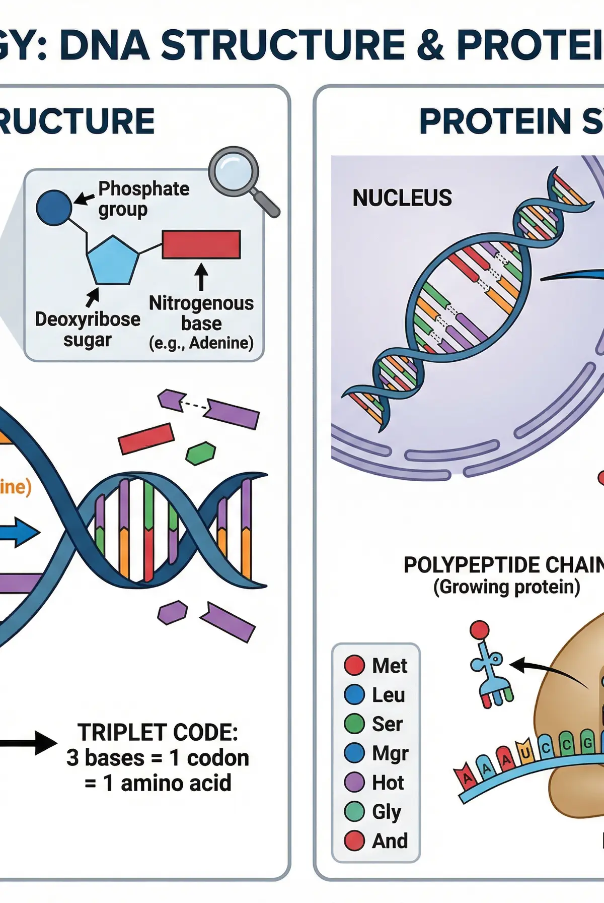 DNA Structure and Protein Synthesis