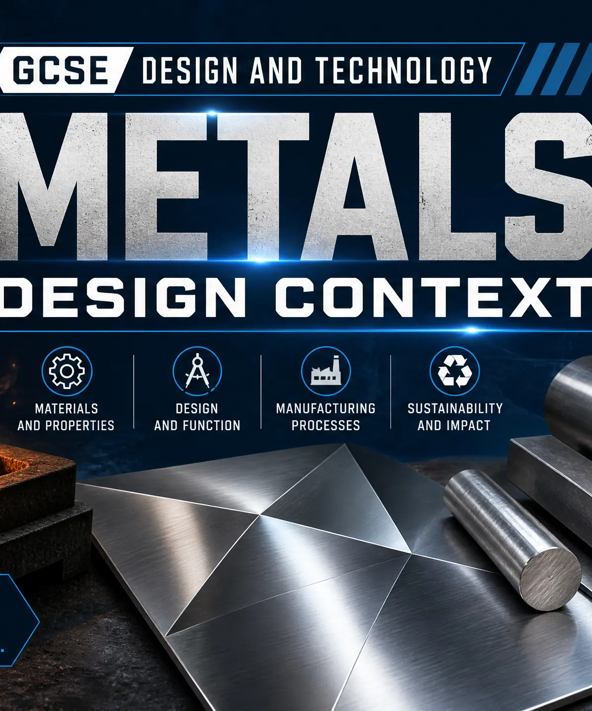 Header image for Metals: Design contexts