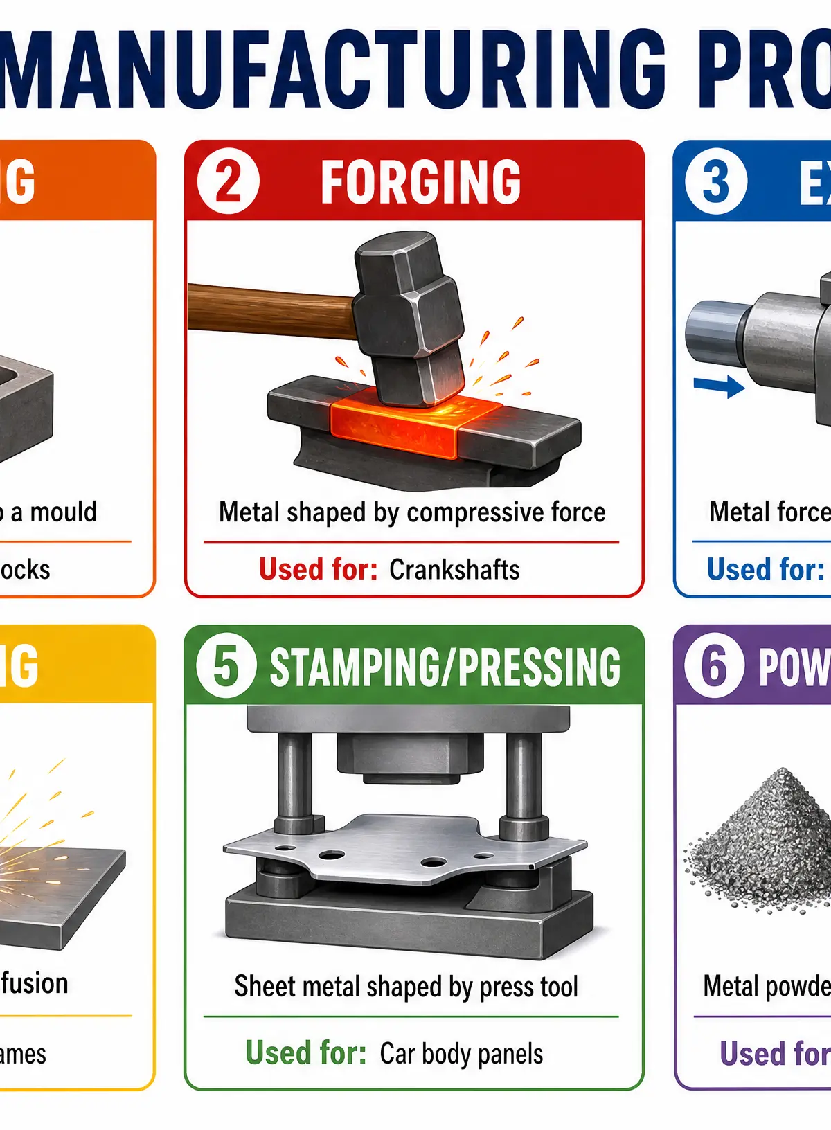 Key Metal Manufacturing Processes