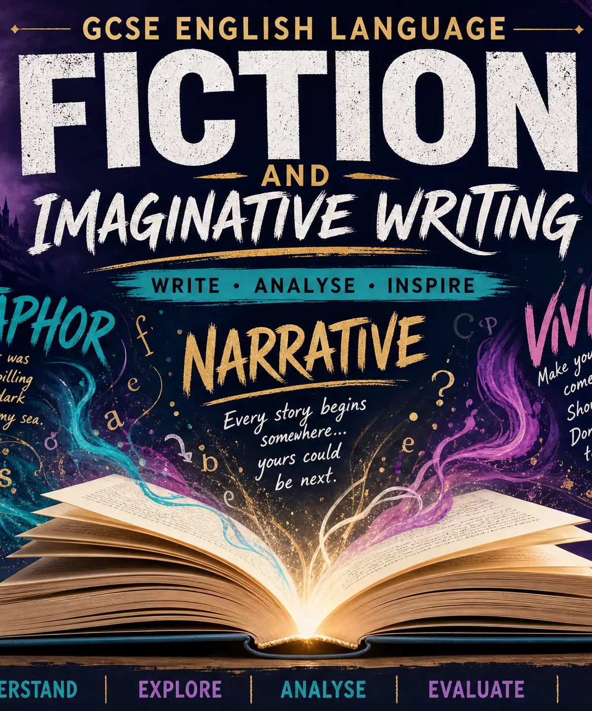 Header image for Fiction and Imaginative Writing