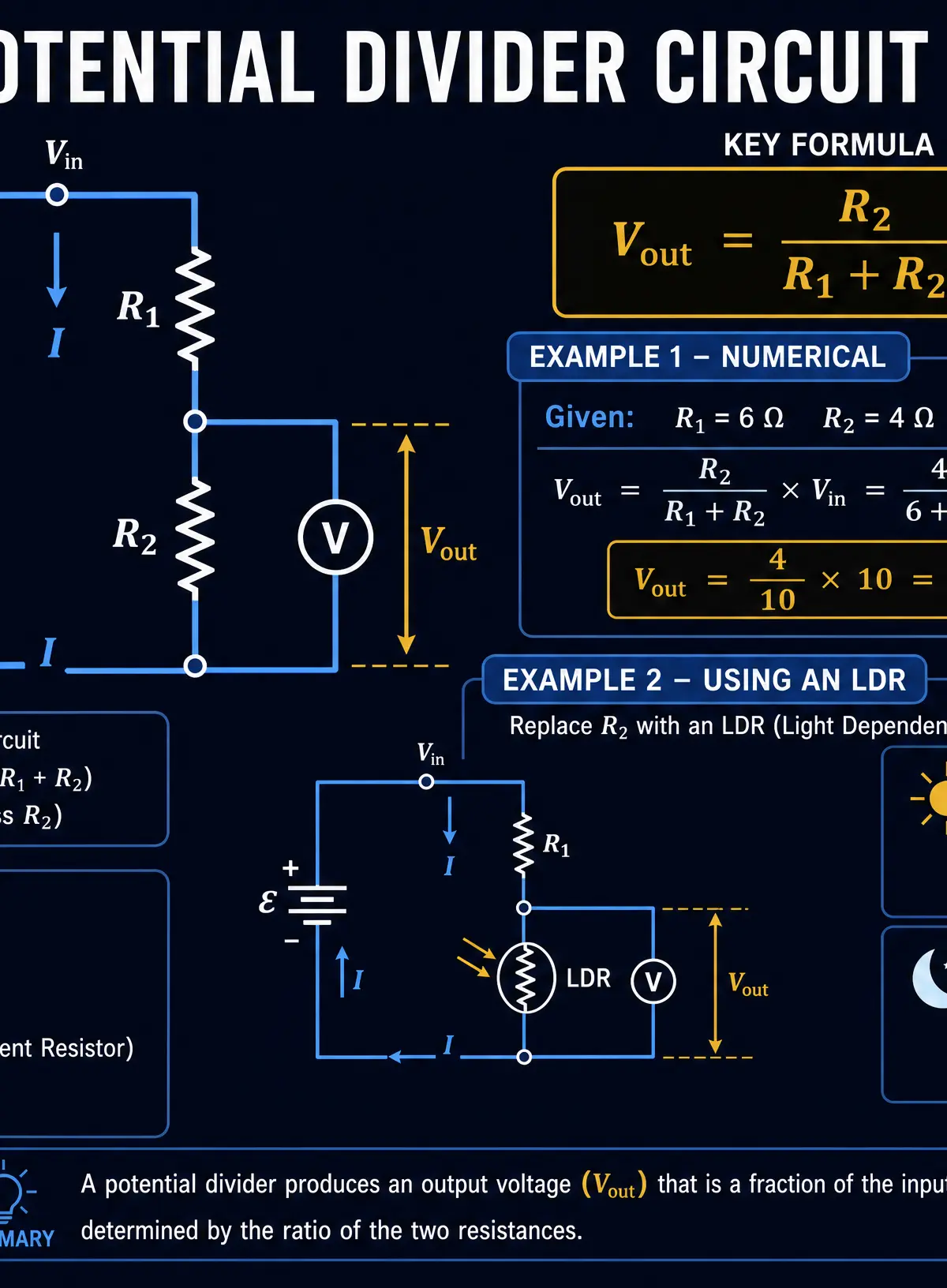 Potential Divider Circuit