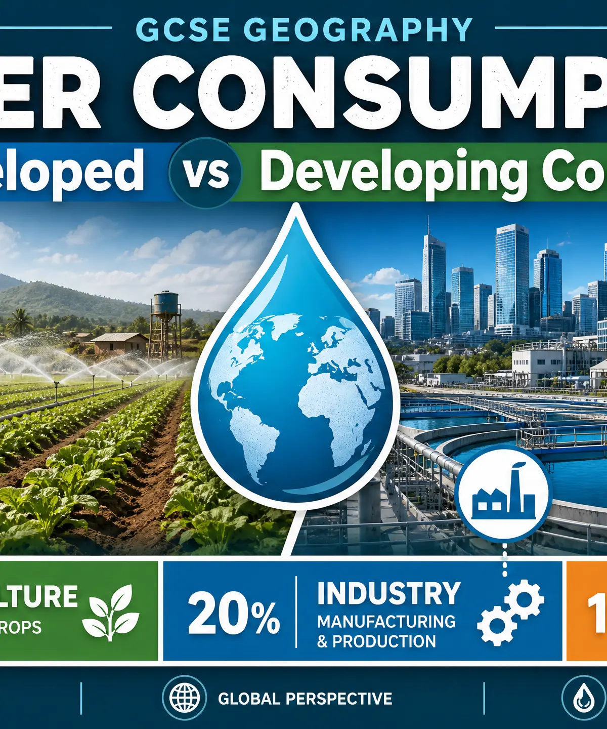 Water Consumption: Developed vs Developing Countries