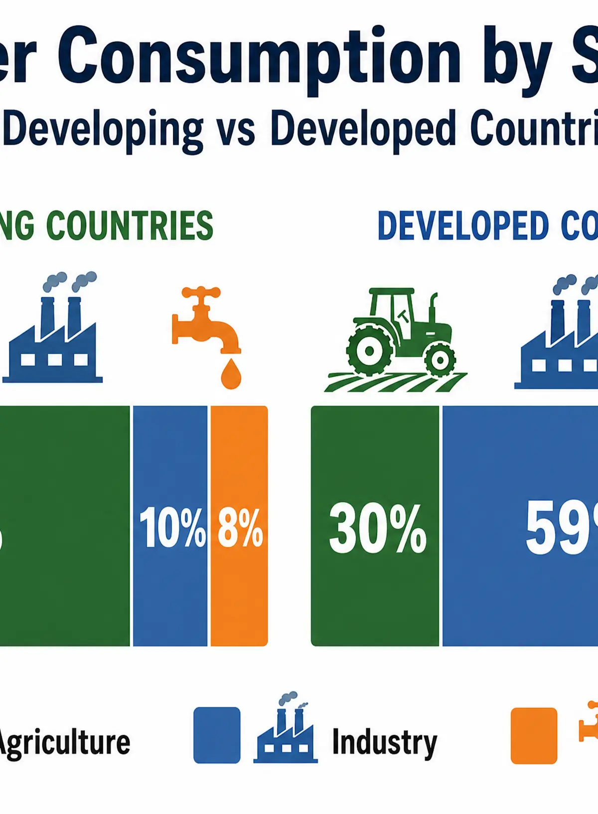 Sectoral Water Usage Comparison