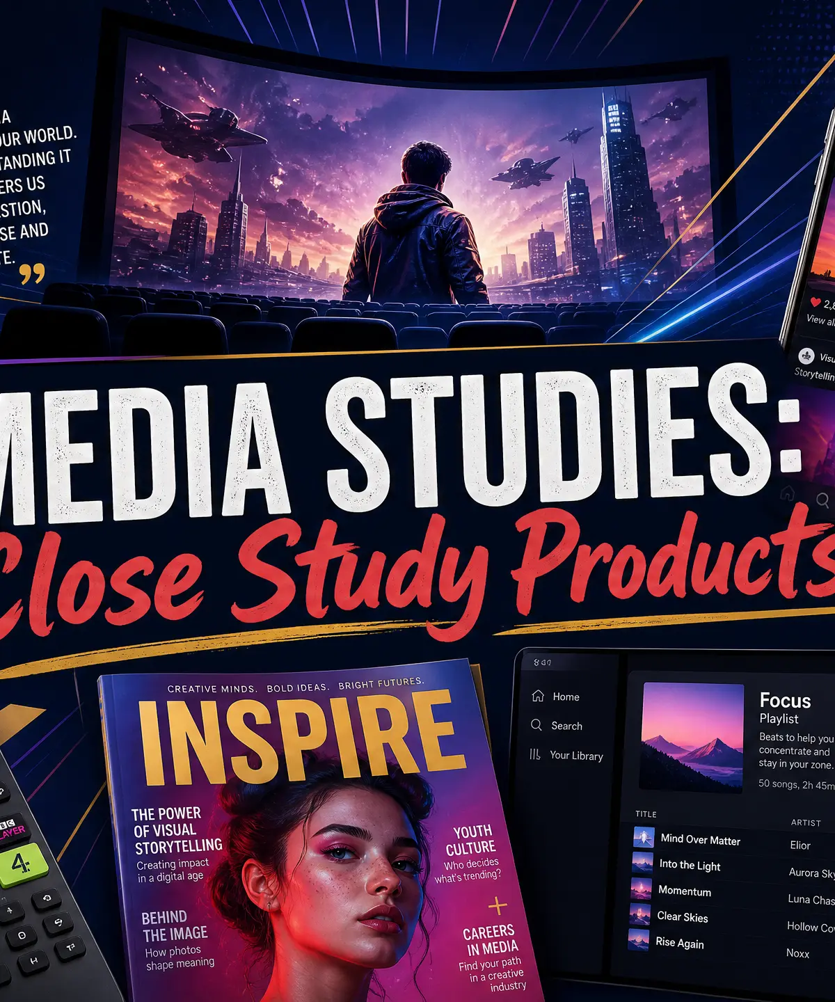 GCSE Media Studies: Close Study Products
