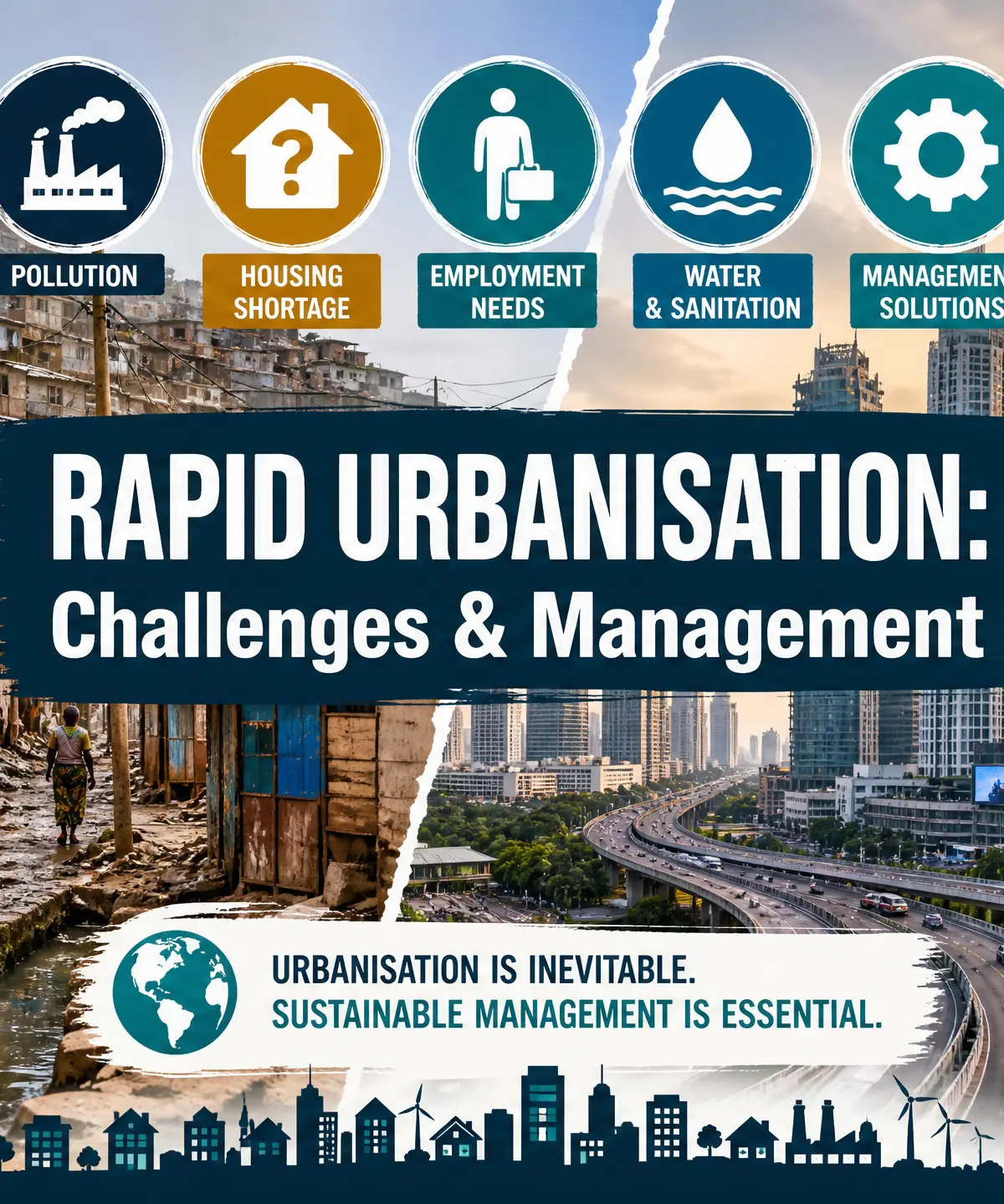 Rapid Urbanisation: Challenges & Management