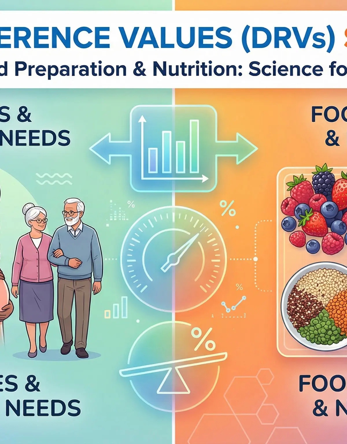 An overview of Dietary Reference Values (DRVs) for GCSE Food Preparation and Nutrition.
