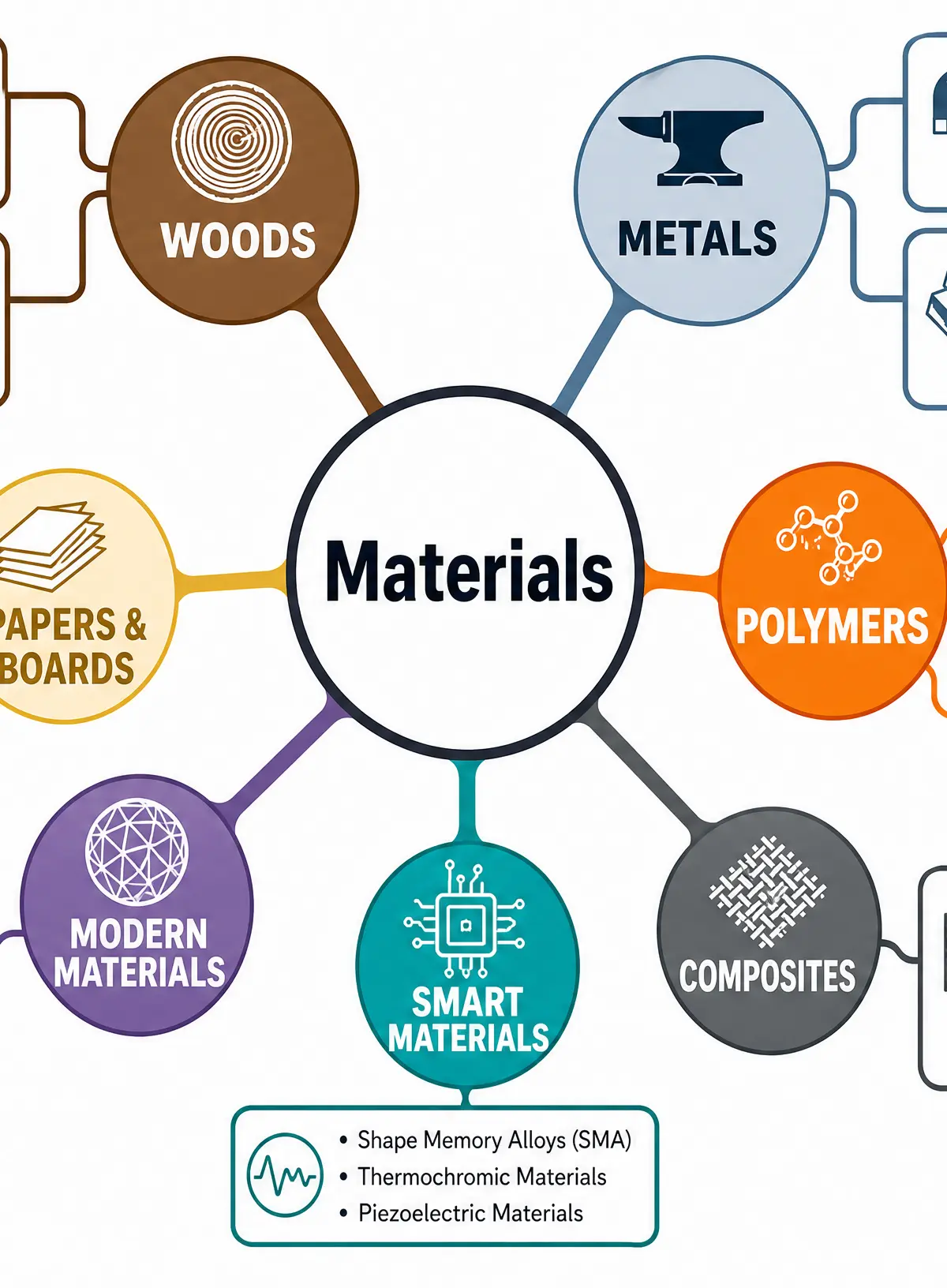 Materials Classification Categories