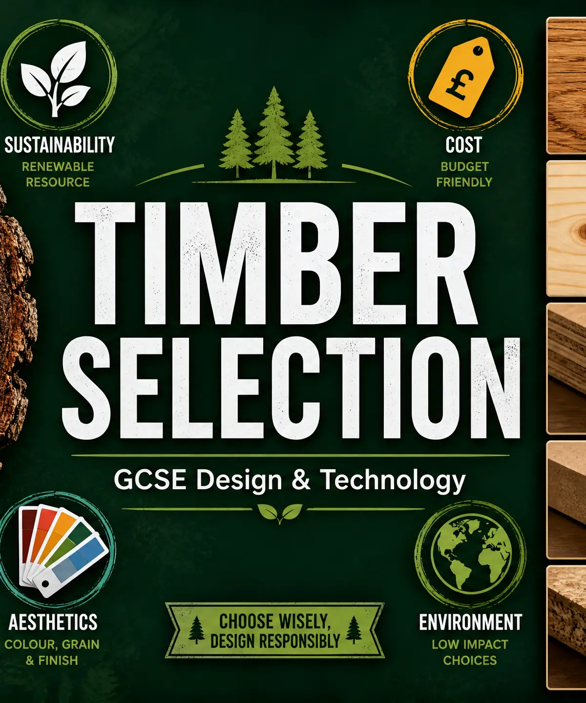 GCSE Design & Technology: Timber Selection