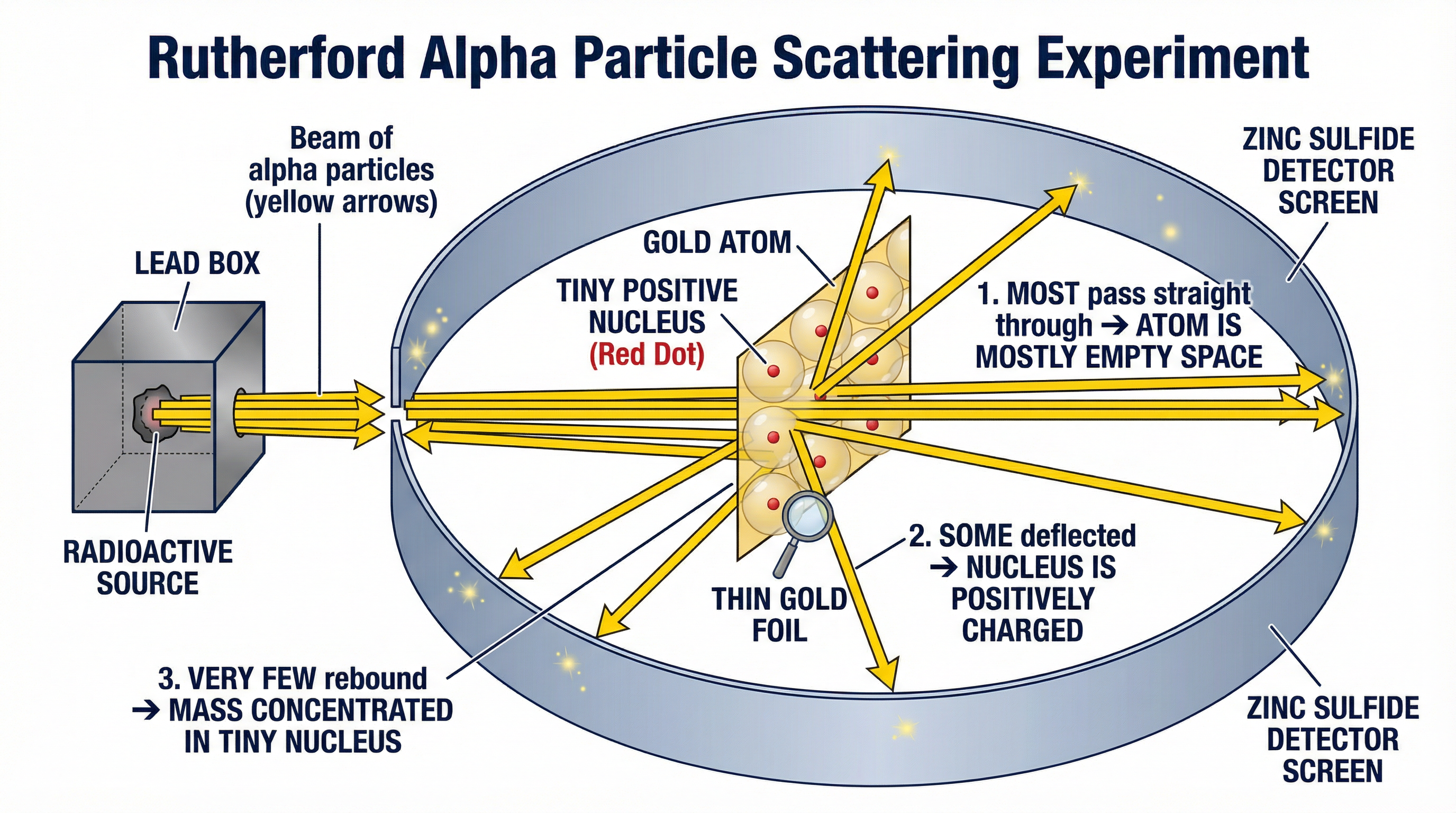 The Rutherford Alpha Particle Scattering Experiment