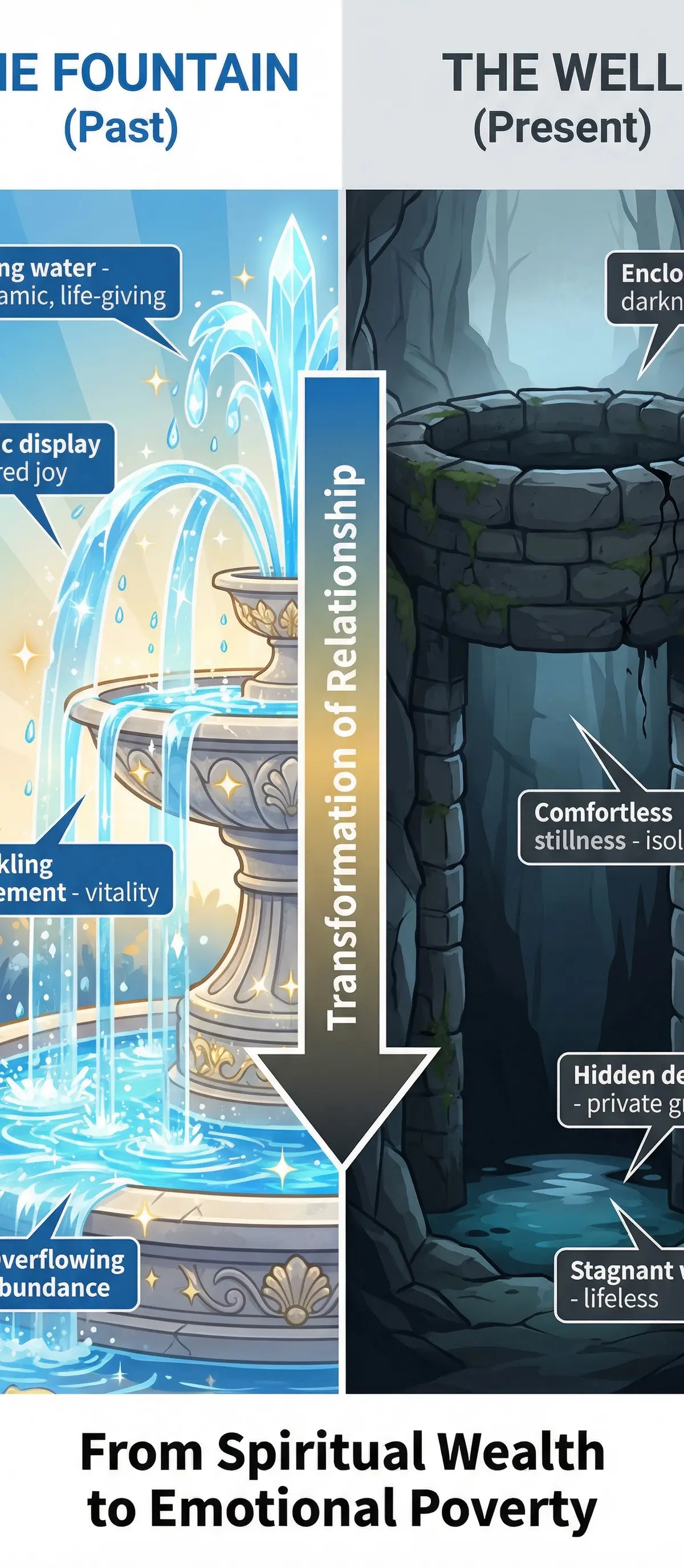 The Fountain vs. The Well: An Extended Metaphor