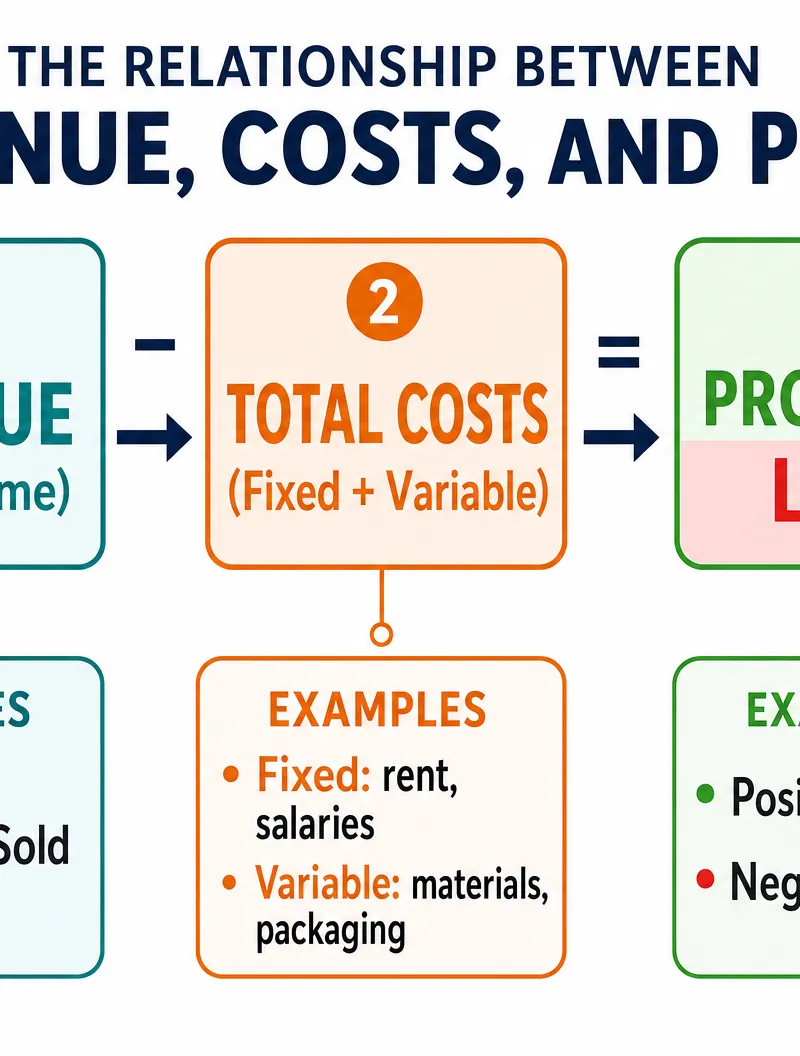 Revenue, Costs, and Profit Relationship