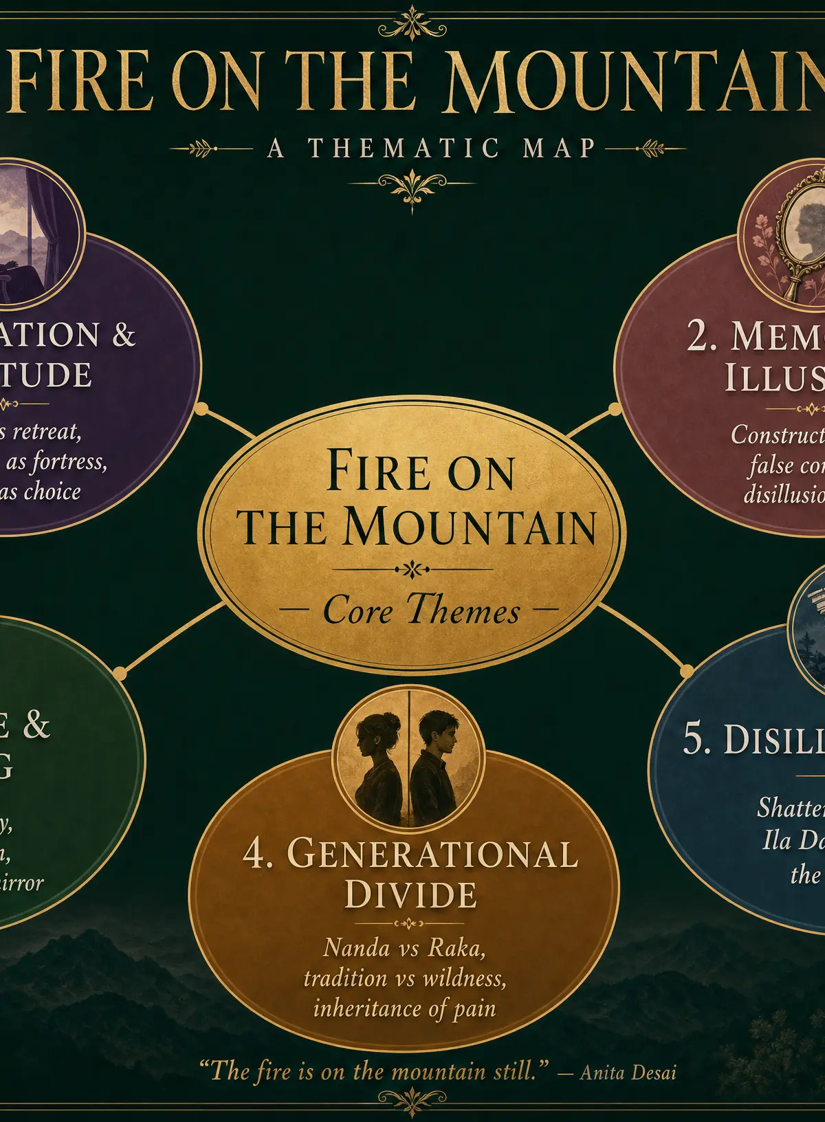 Core Themes in Fire on the Mountain