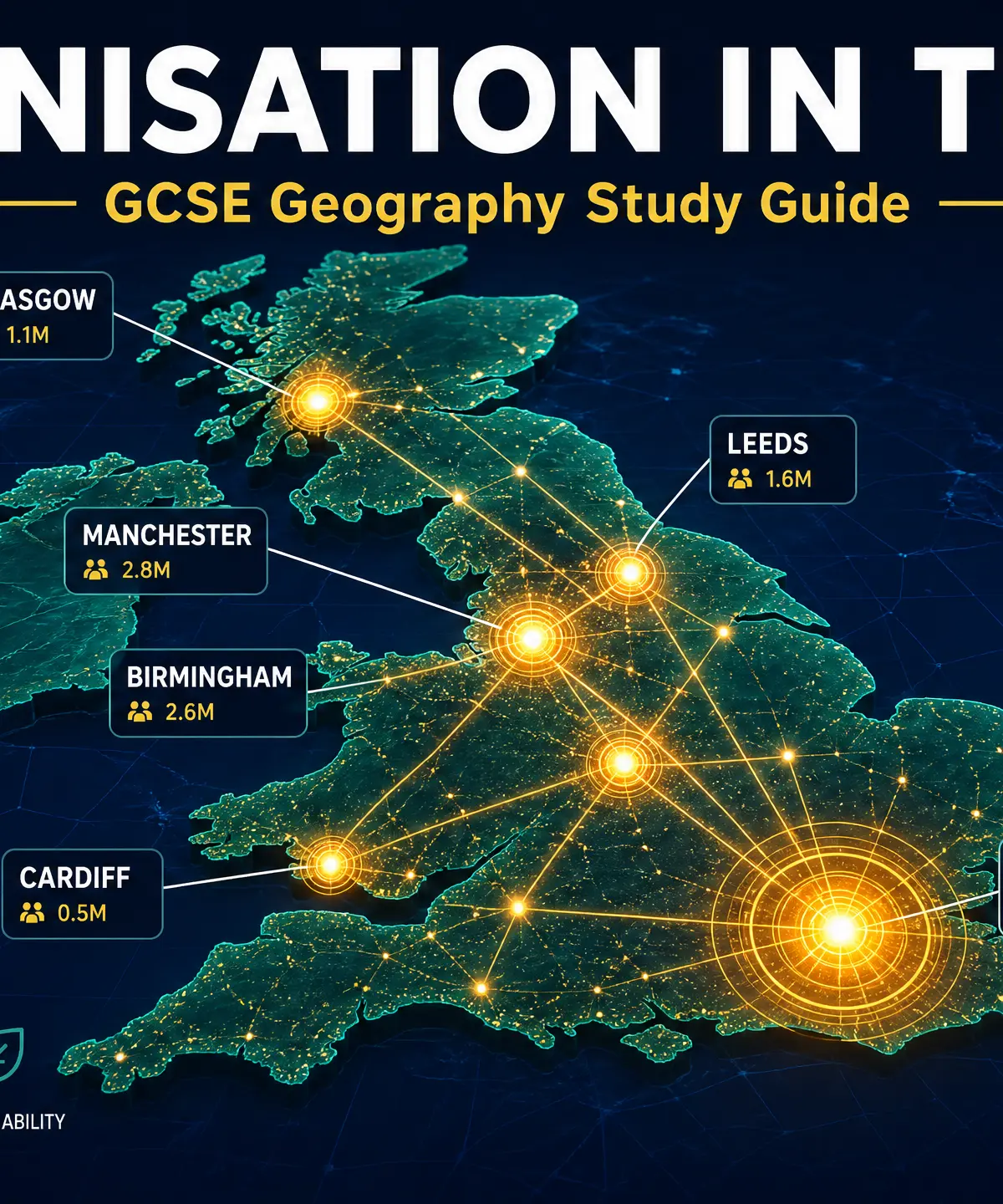 Header image: Urbanisation in the UK