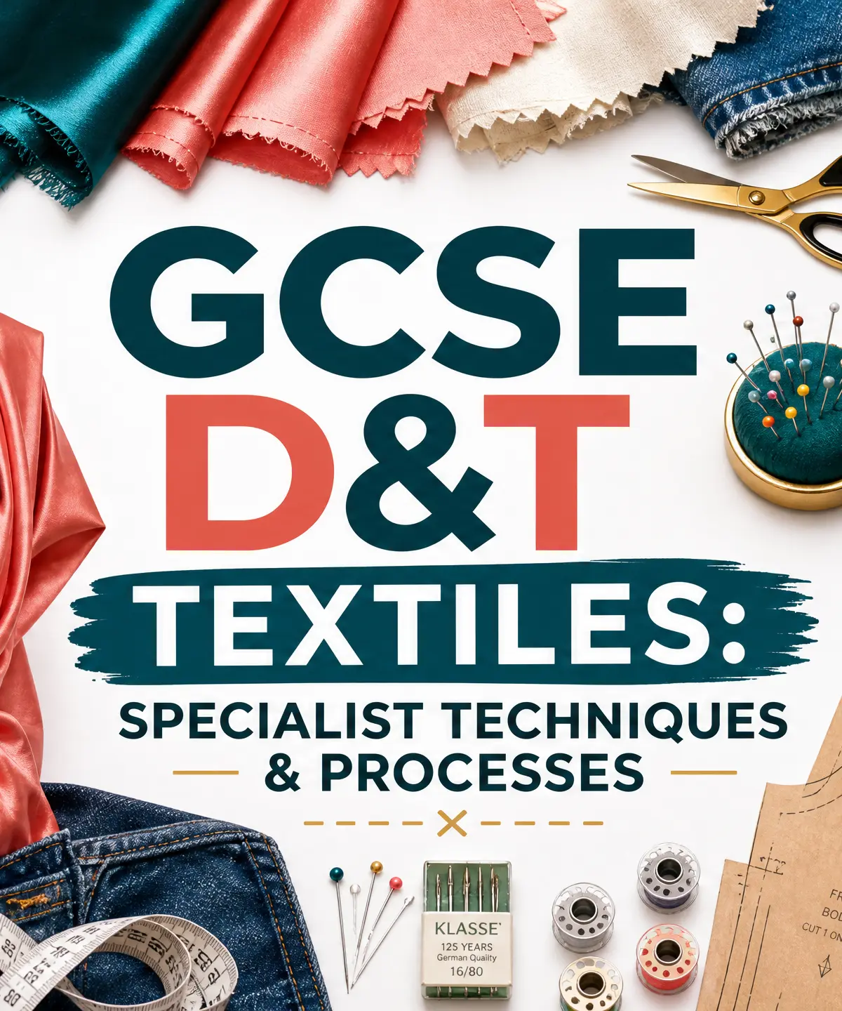 GCSE D&T Textiles: Specialist Techniques & Processes