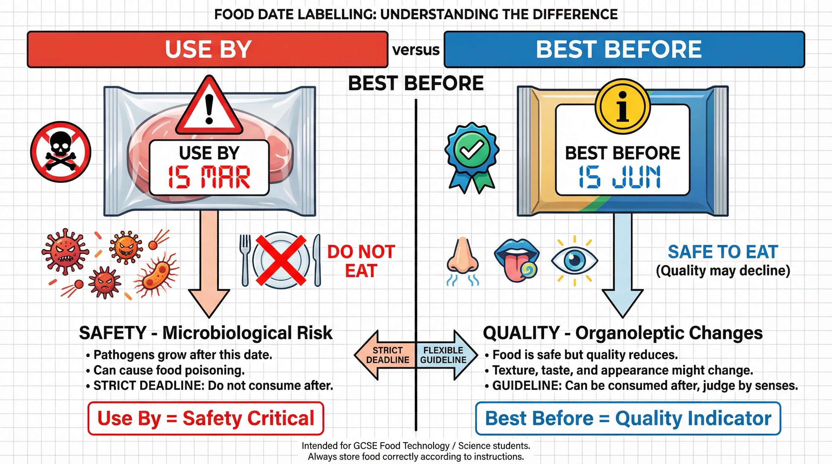 Food labelling regulations – Food Preparation and Nutrition – GCSE