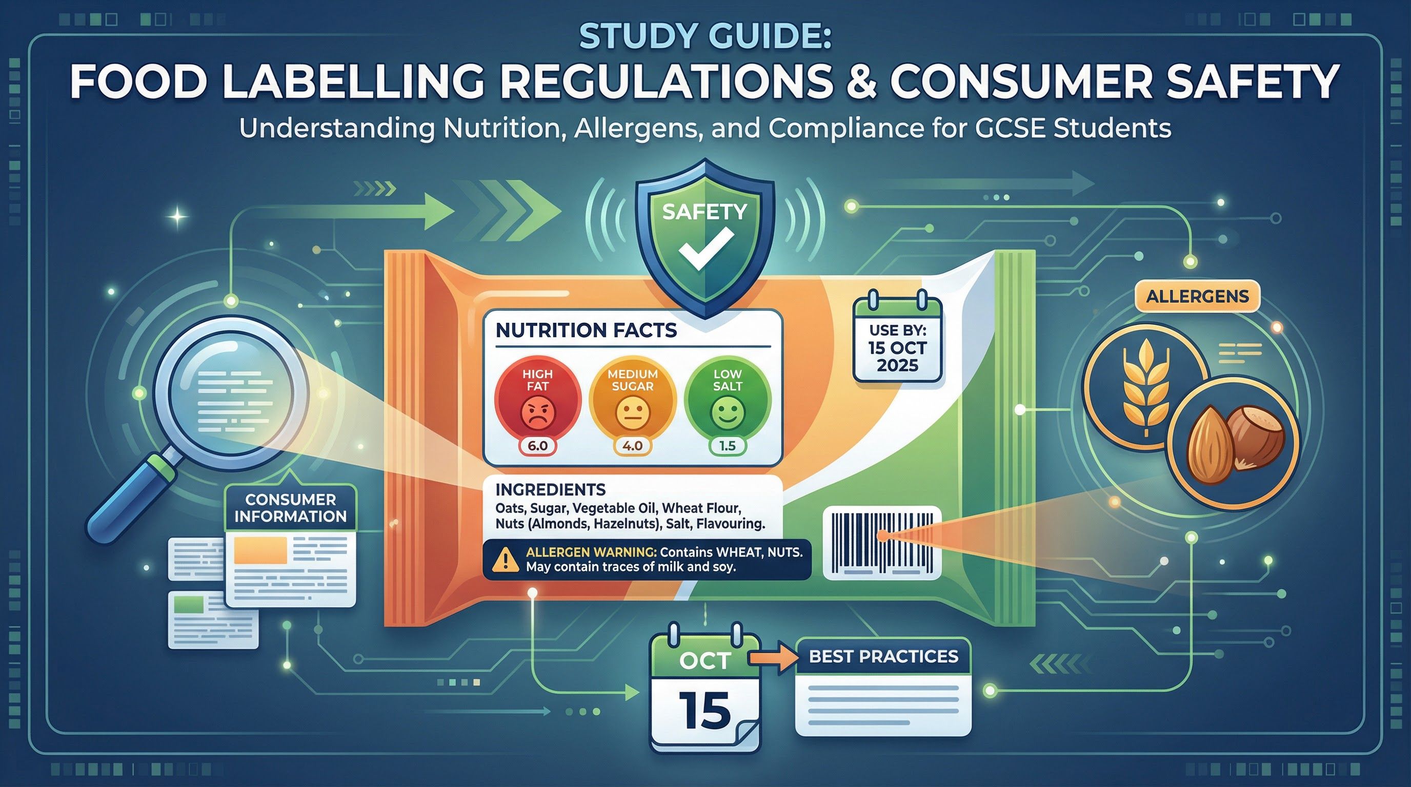 Food labelling regulations – Food Preparation and Nutrition – GCSE
