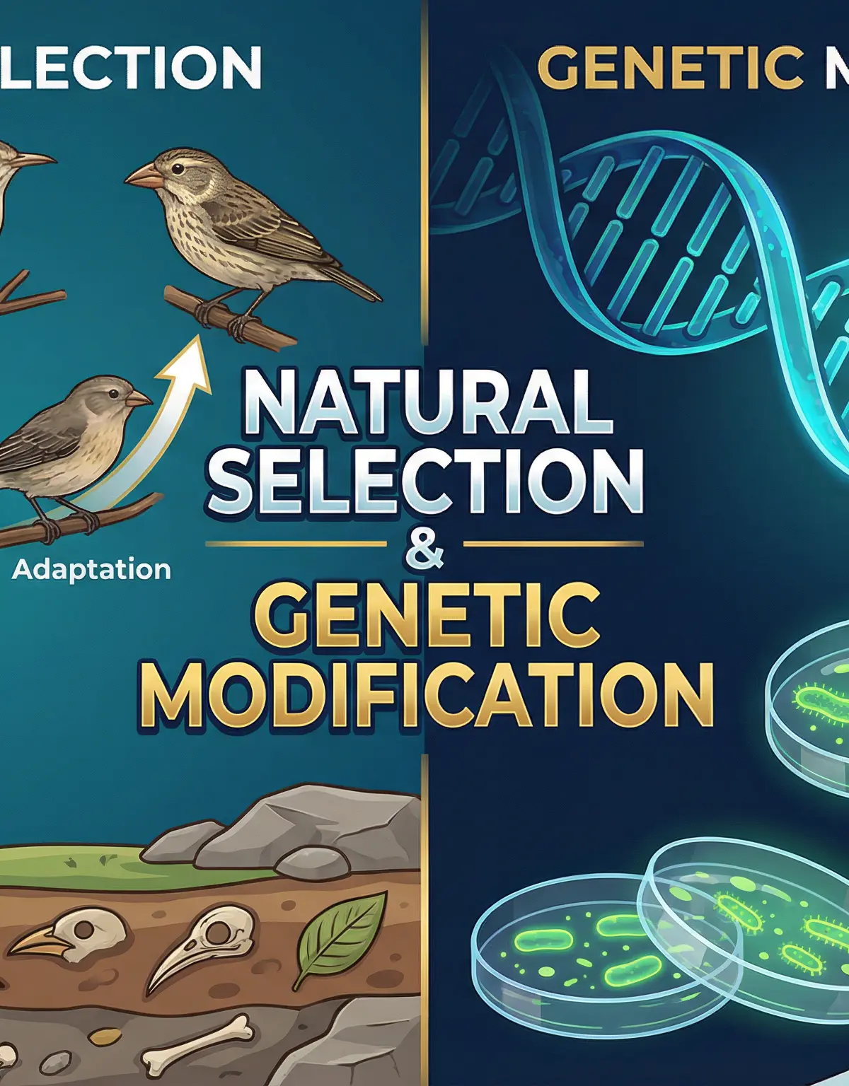 Header image for Natural Selection & Genetic Modification