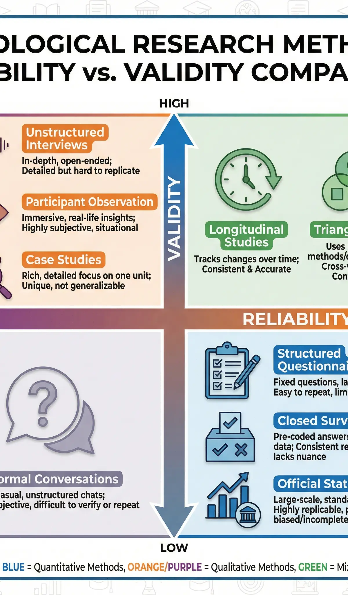 Comparison of Sociological Research Methods.