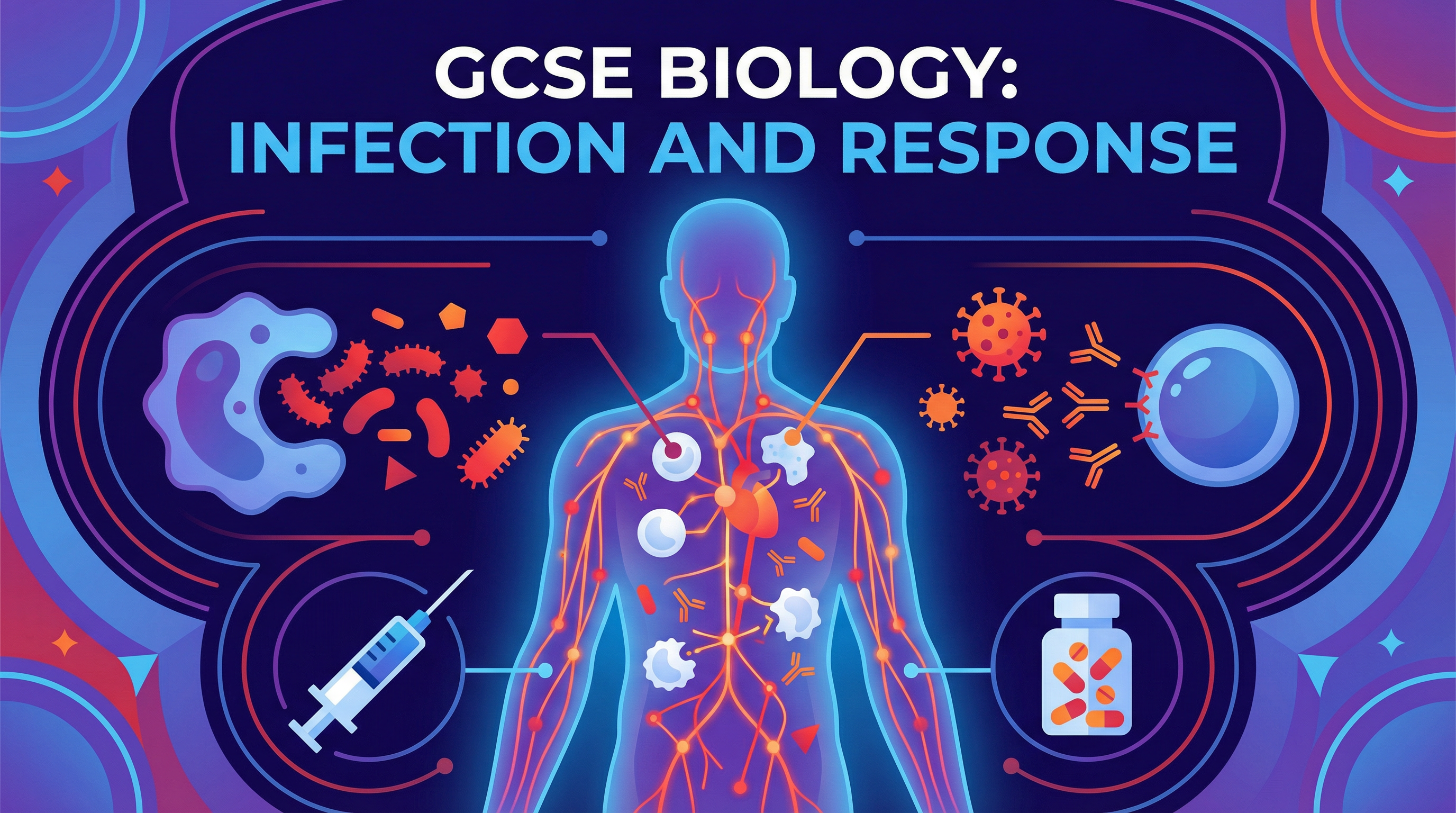 Infection and Response — WJEC GCSE study guide illustration