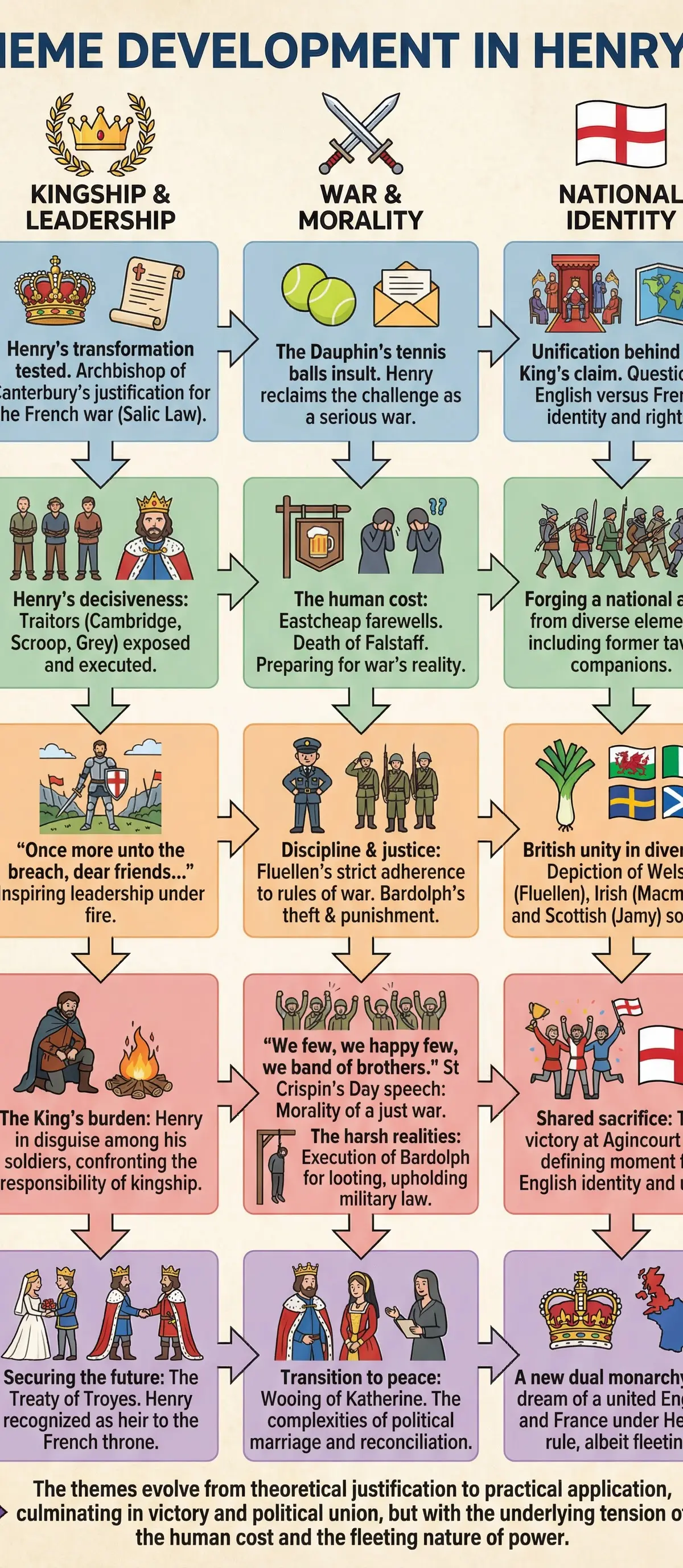 Theme Development Across Henry V