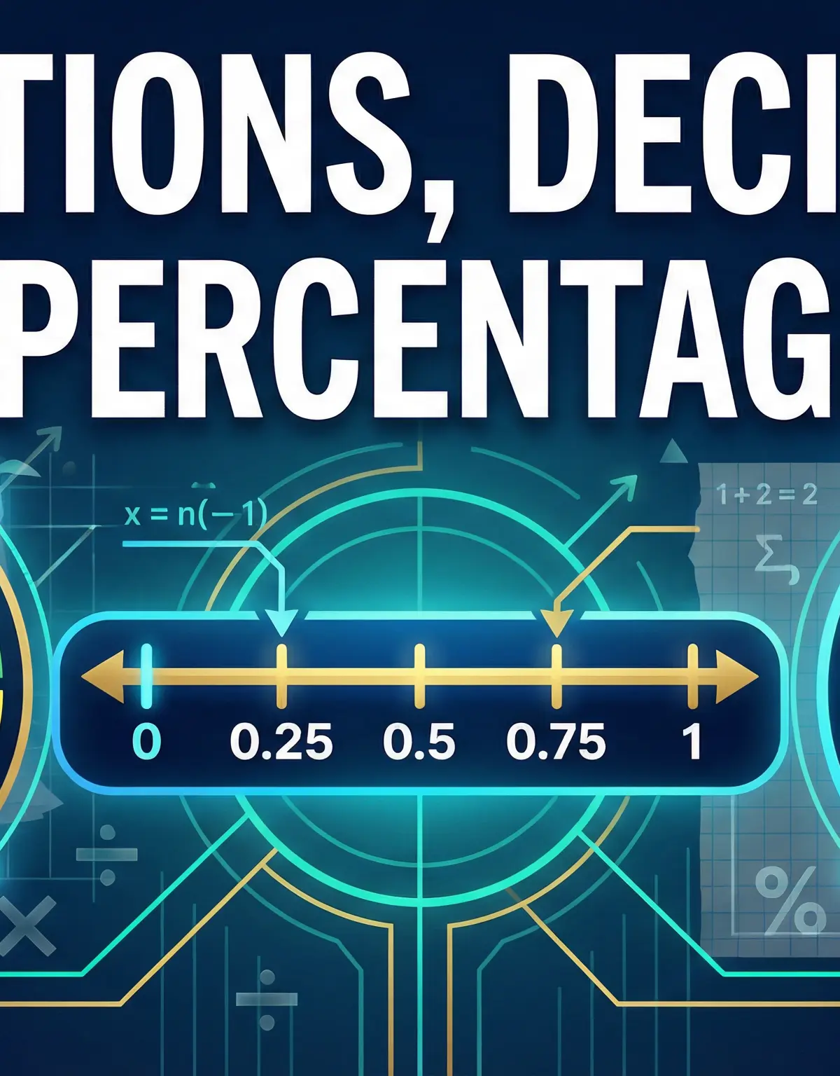Fractions, Decimals & Percentages