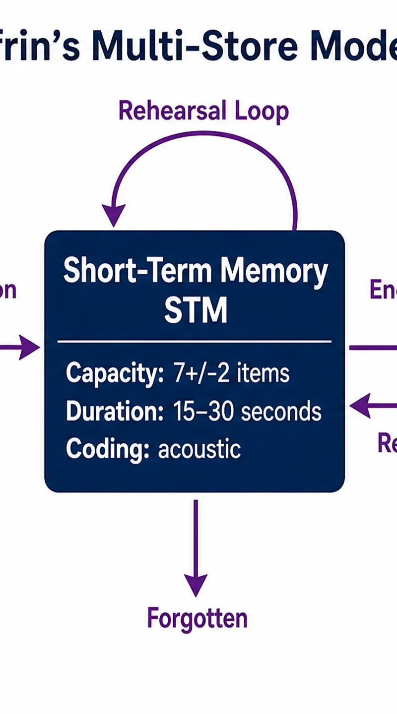 The Multi-Store Model of Memory (1968)