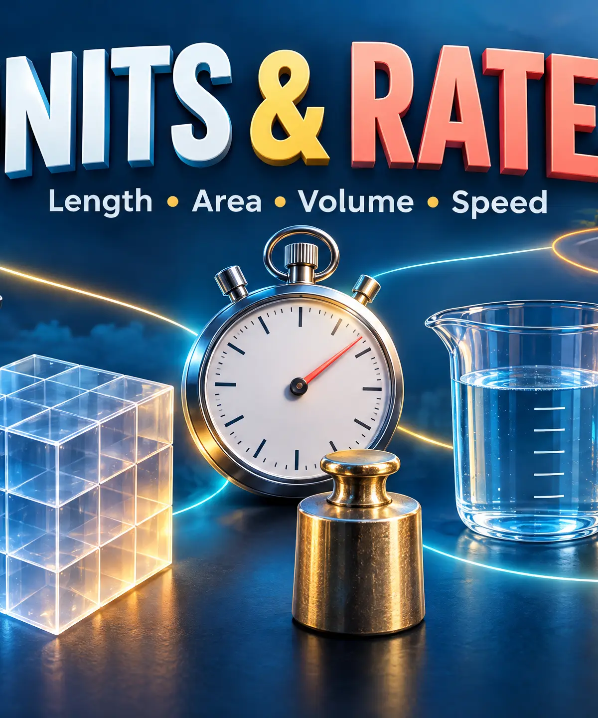 Unit conversions and compound rates: change the description, not the quantity.