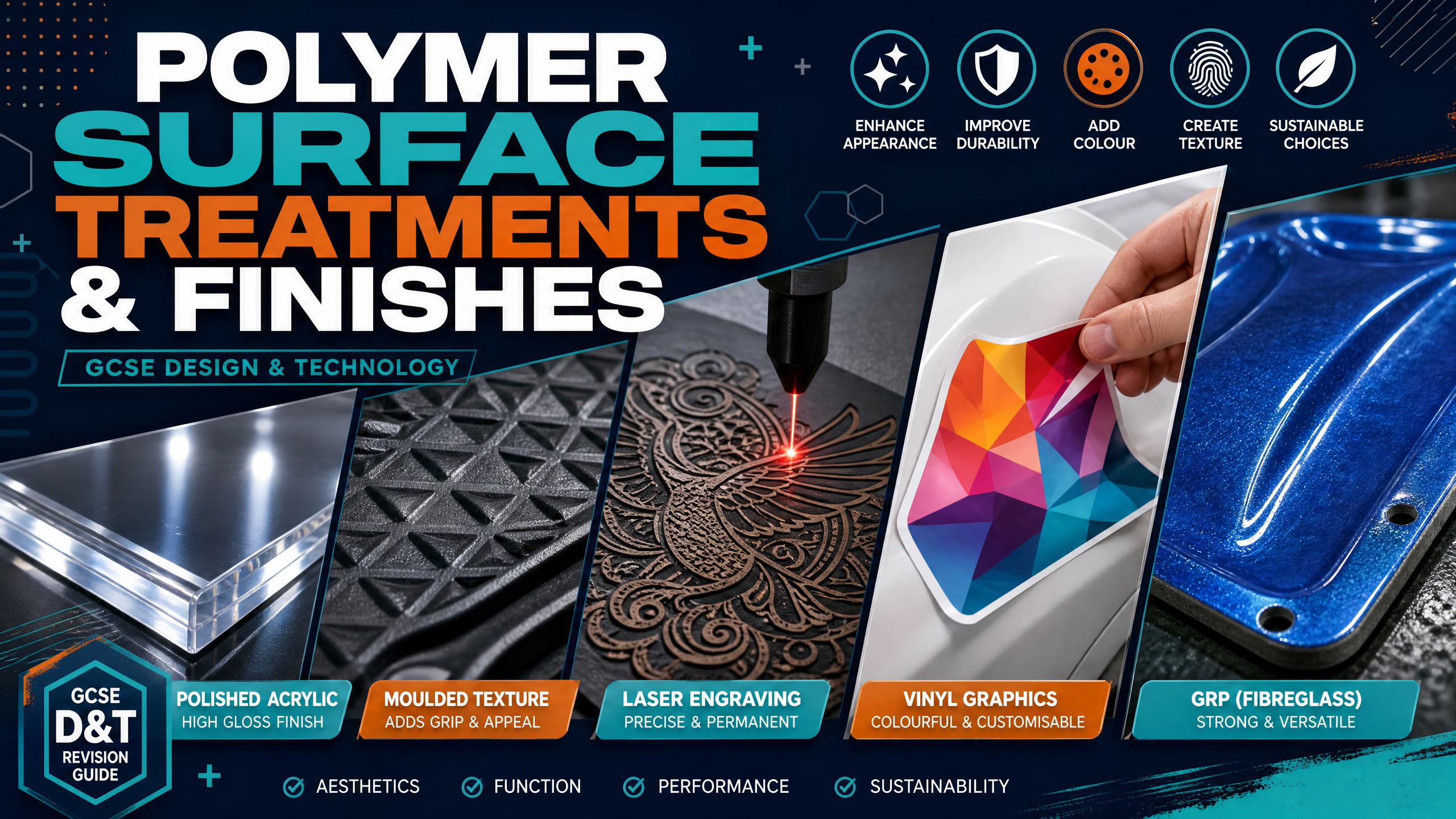 Polymer Surface Treatments & Finishes