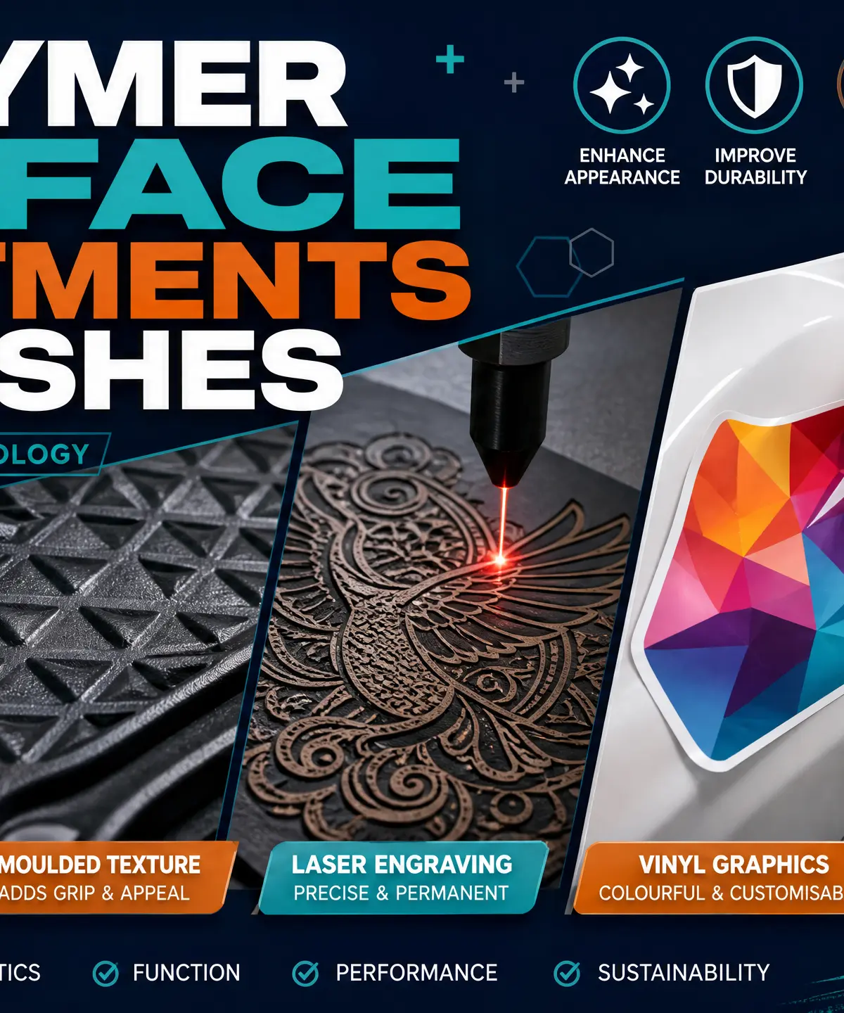 Polymer Surface Treatments & Finishes