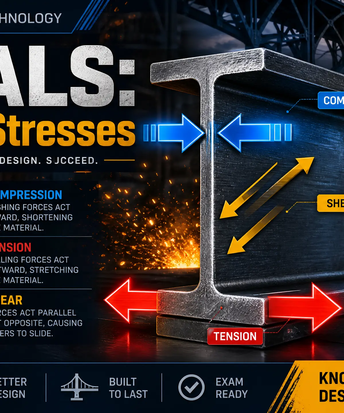 Header image for Metals: Forces and Stresses