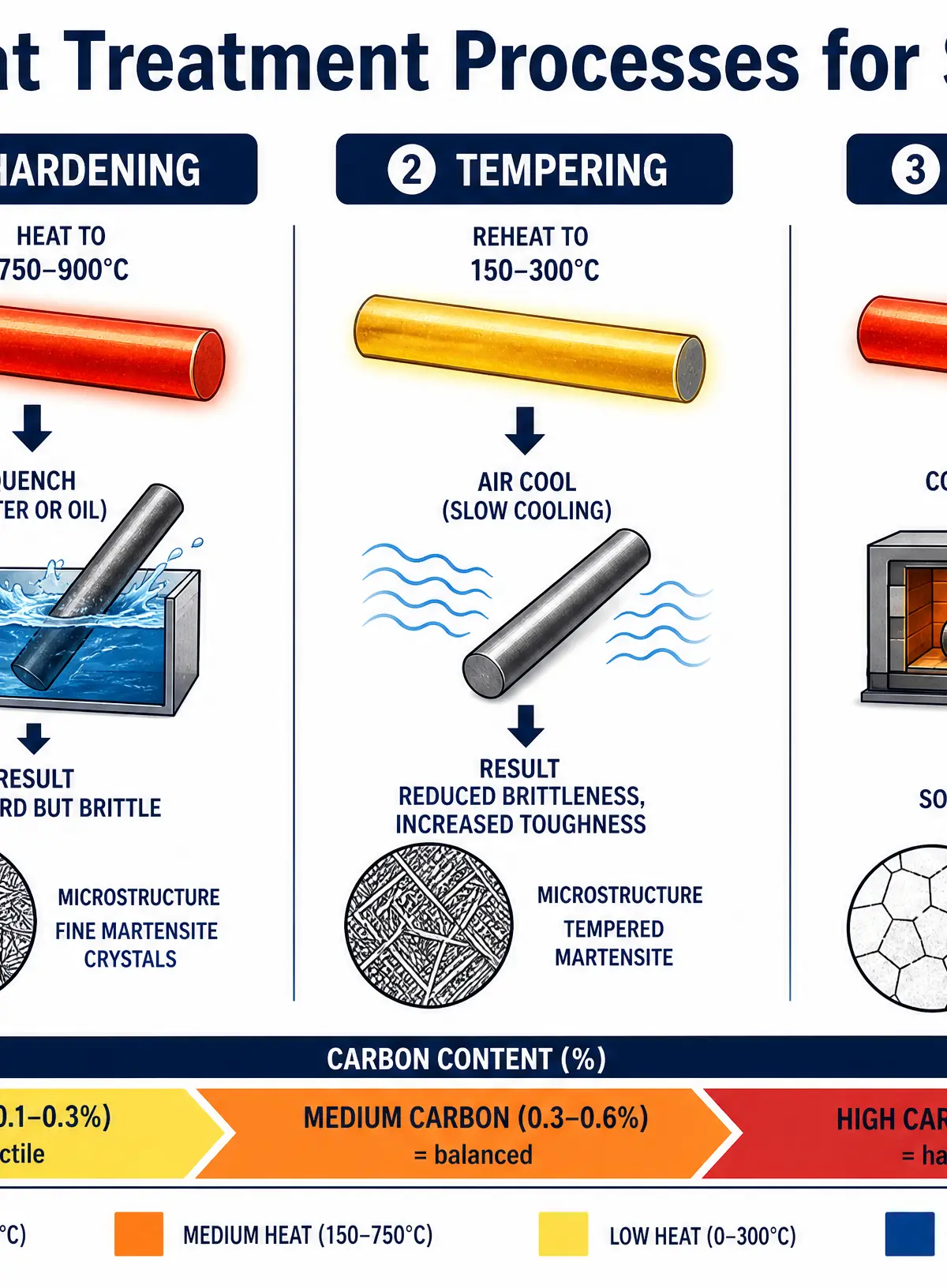 Heat Treatment Processes for Steel