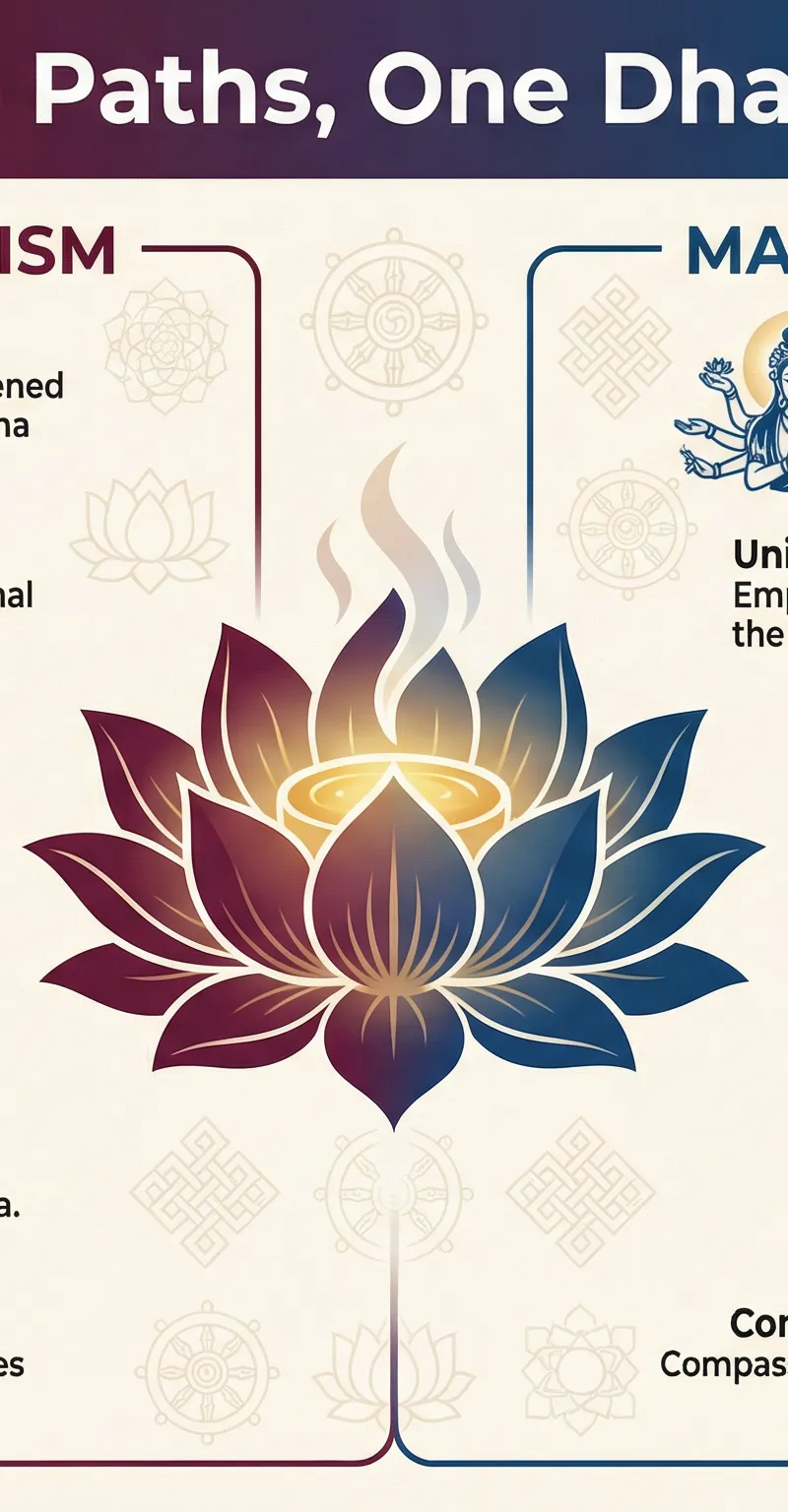 Theravada vs. Mahayana Buddhism