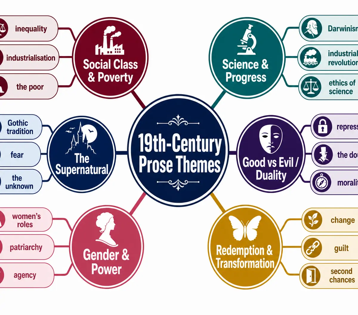Core Themes in 19th-Century Literature