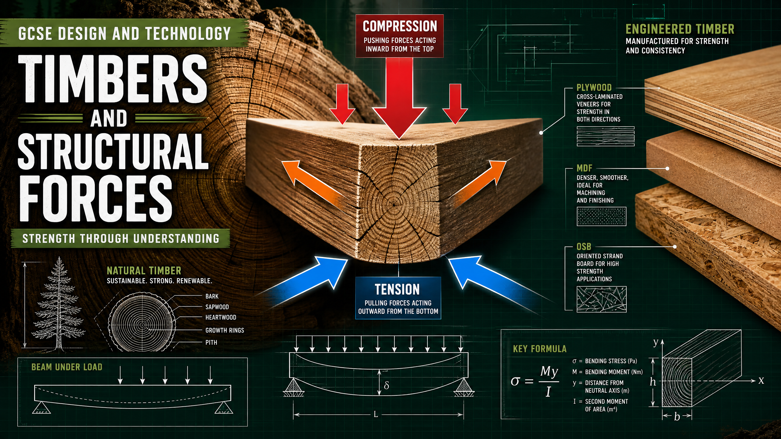 Header image for Timbers: Forces, Stresses, Reinforcement and Stiffening
