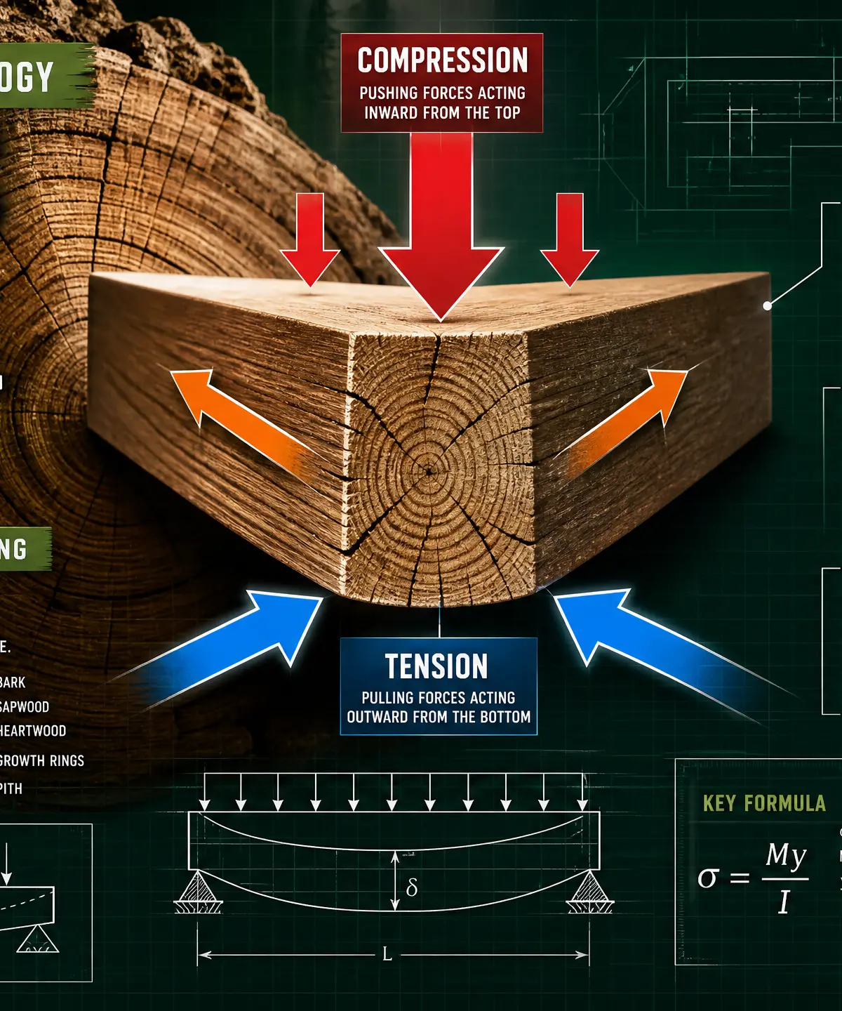 Header image for Timbers: Forces, Stresses, Reinforcement and Stiffening