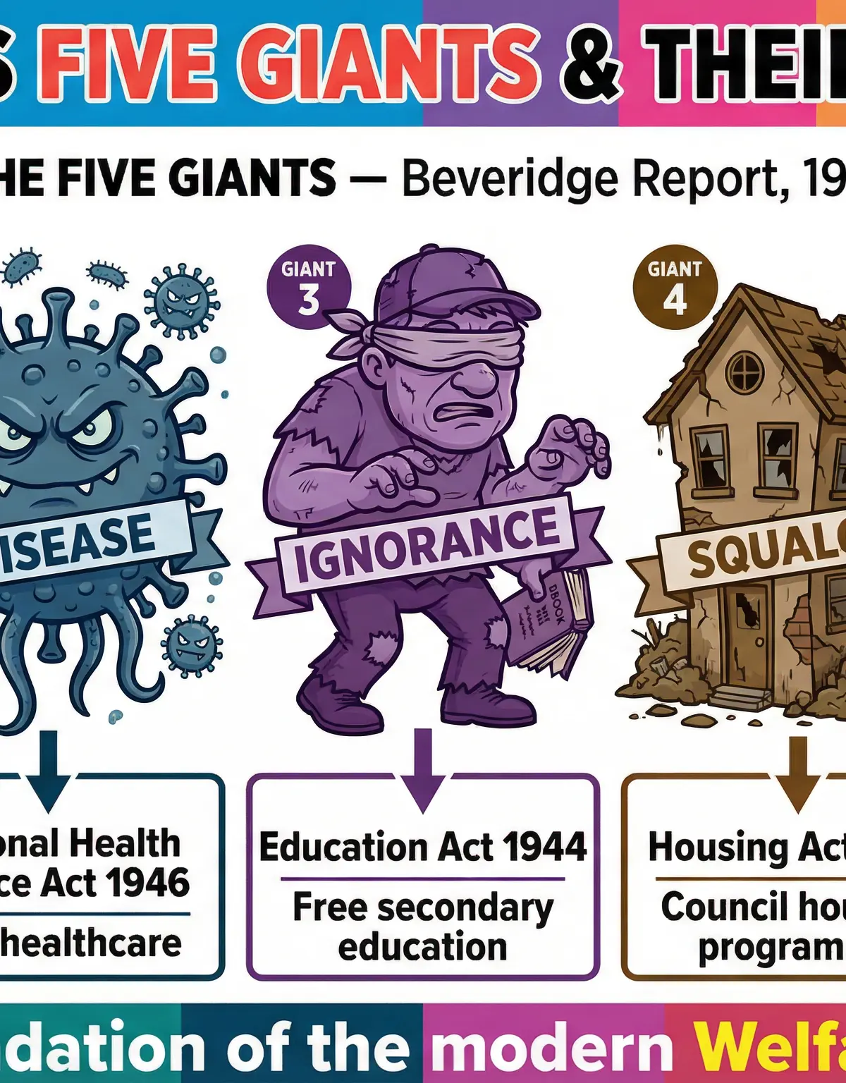 Beveridge's Five Giants and Their Solutions