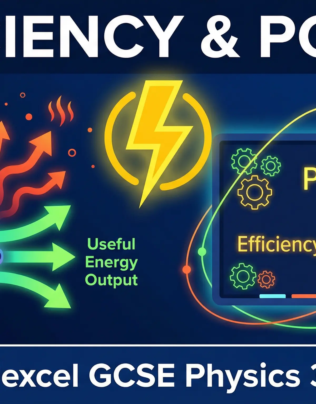 Header image for Edexcel GCSE Physics: Efficiency & Power (3.2)