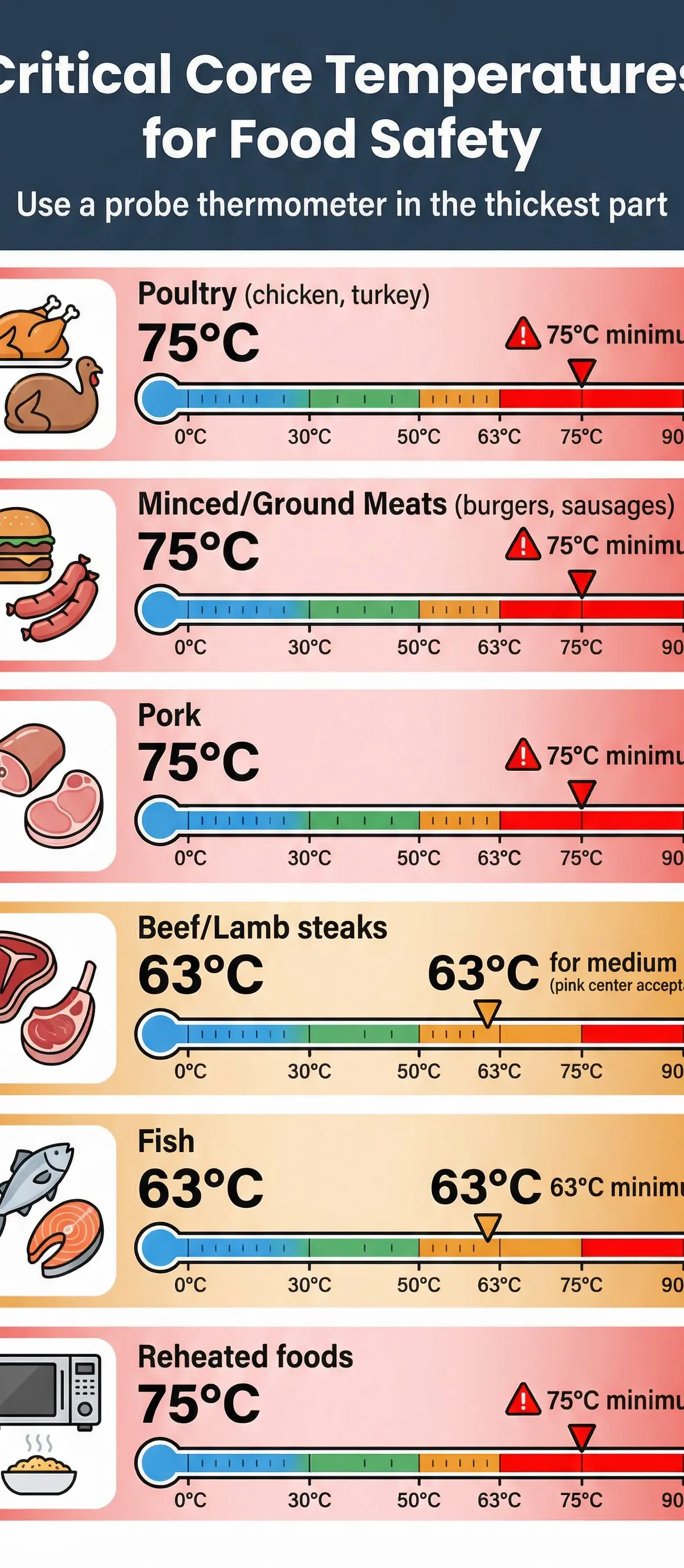 Infographic: Critical Core Temperatures