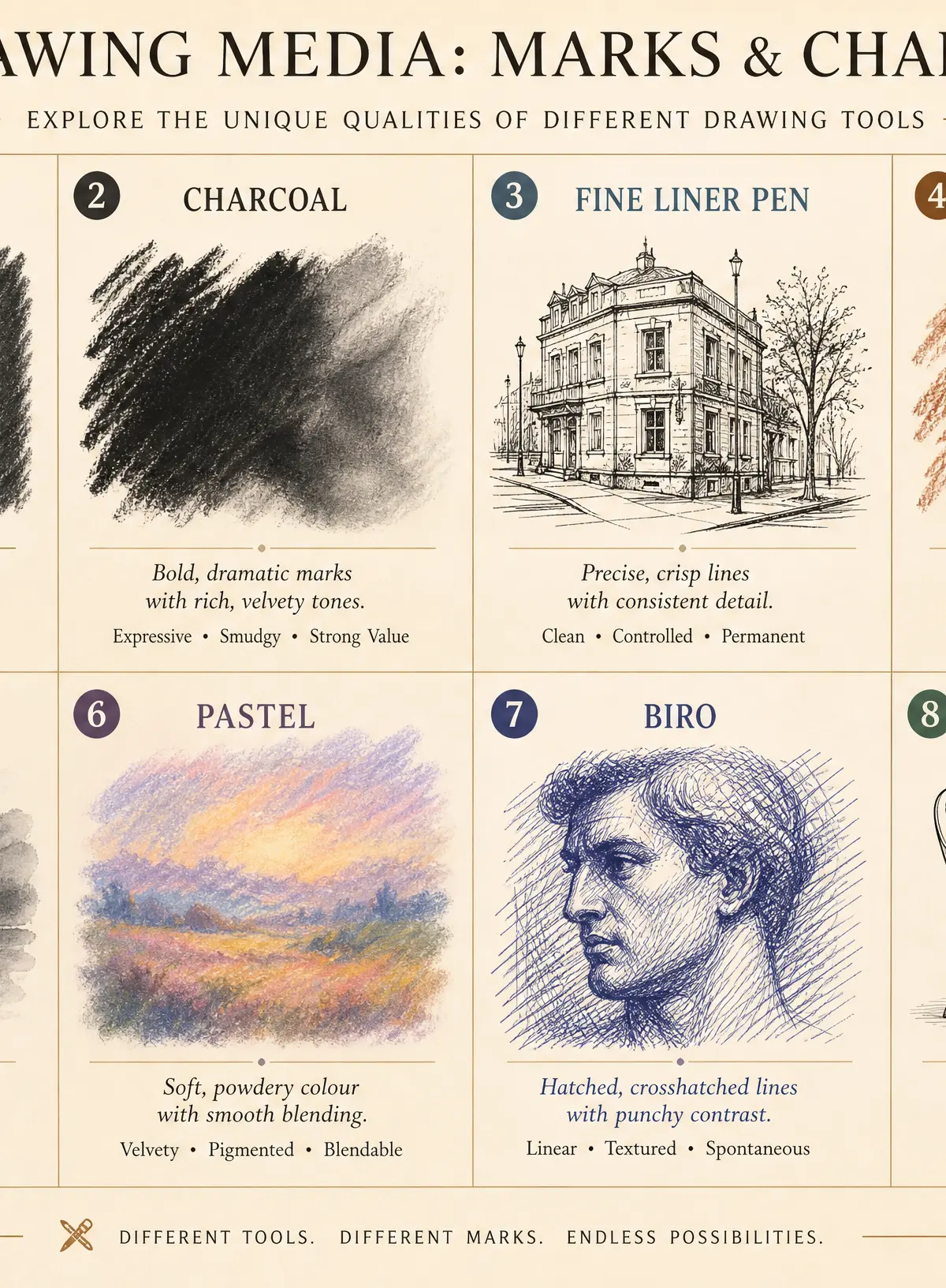 Exploring Drawing Media